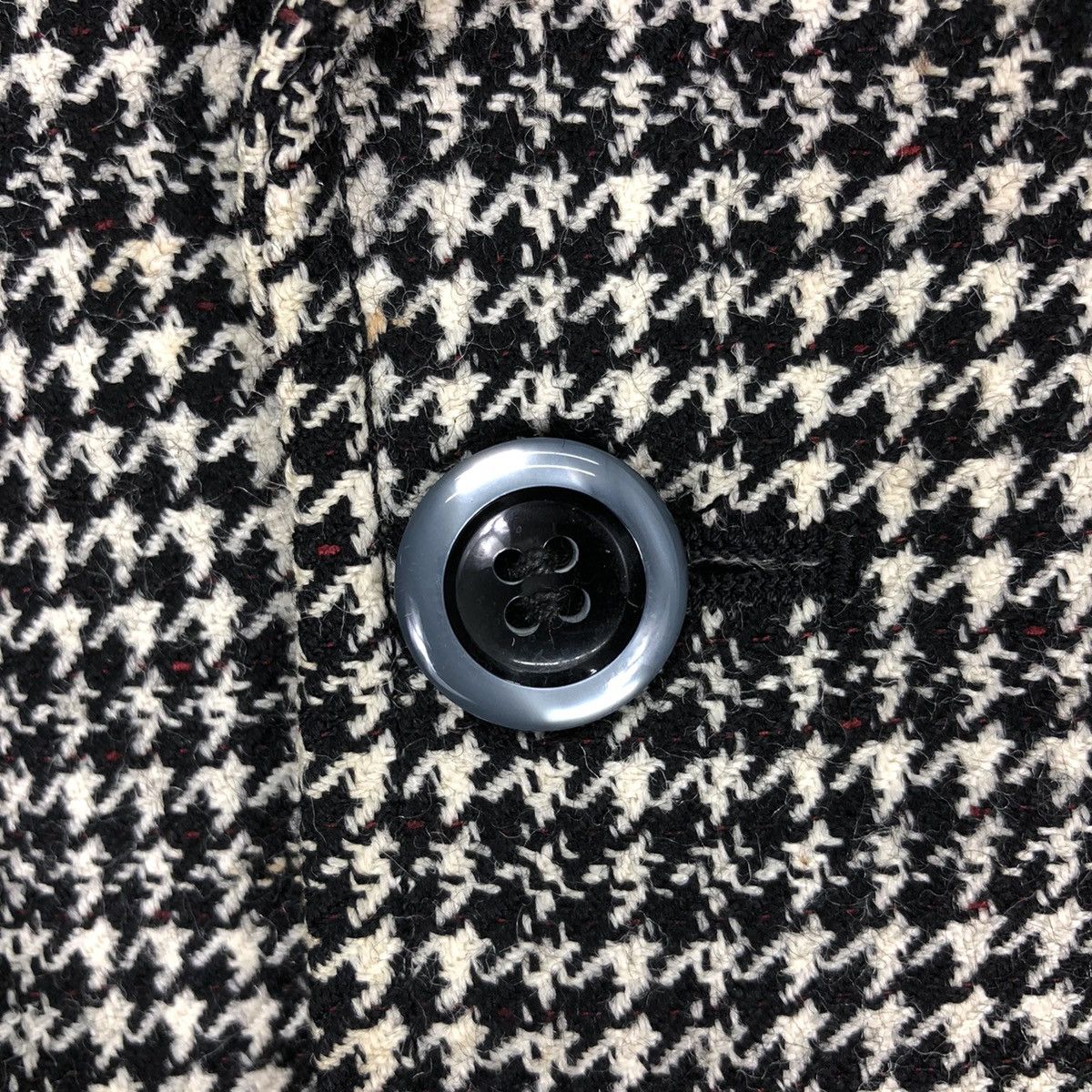 Japanese Brand Vintage Houndstooth Blazer Luxury Style by Third Man Size US M / EU 48-50 / 2 - 8 Thumbnail
