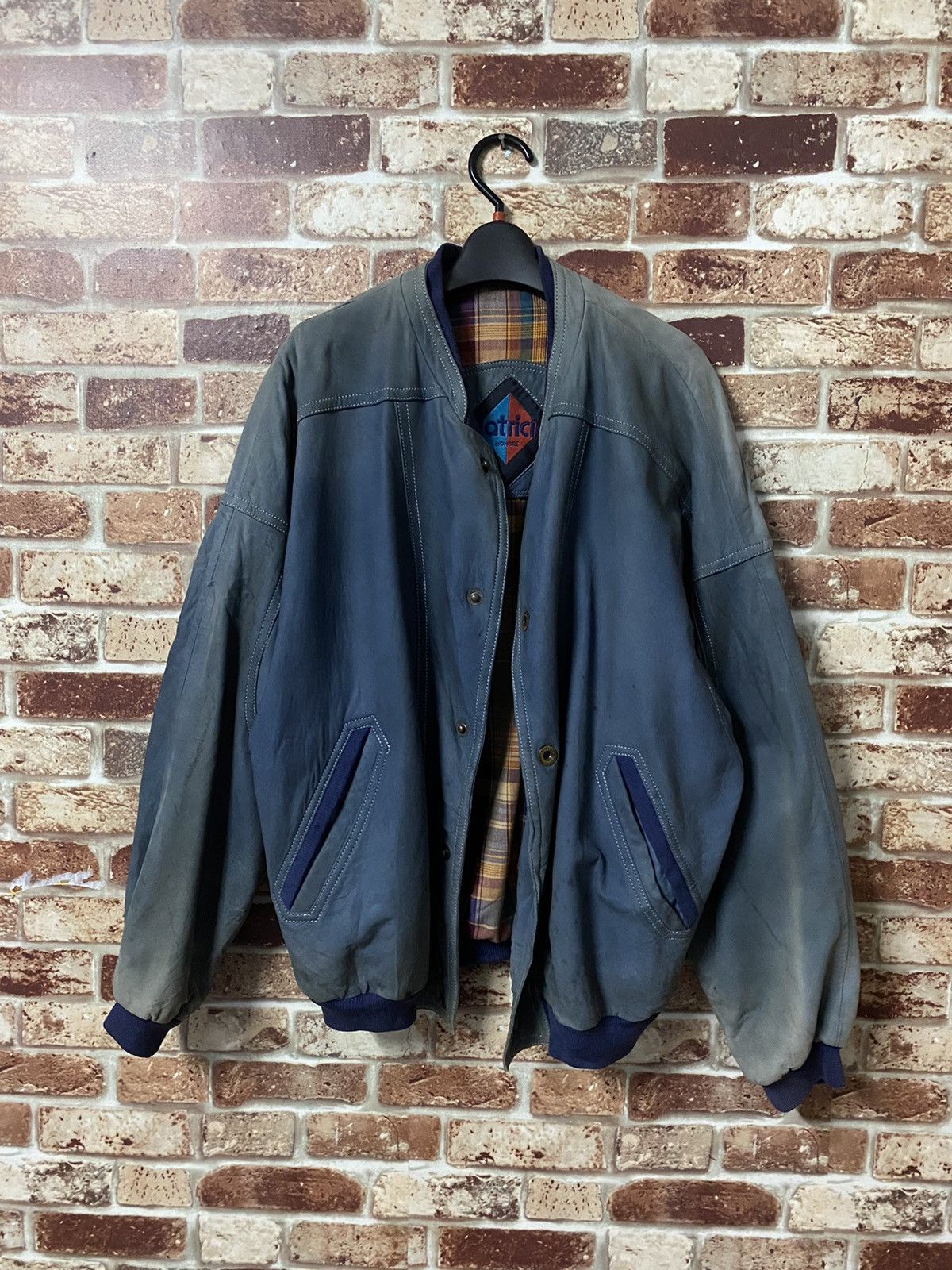 Patricia Rae × Vintage GK147 PATRICIA HOMORE LEATHER BOMBER JACKET Size US M / EU 48-50 / 2 - 3 Thumbnail