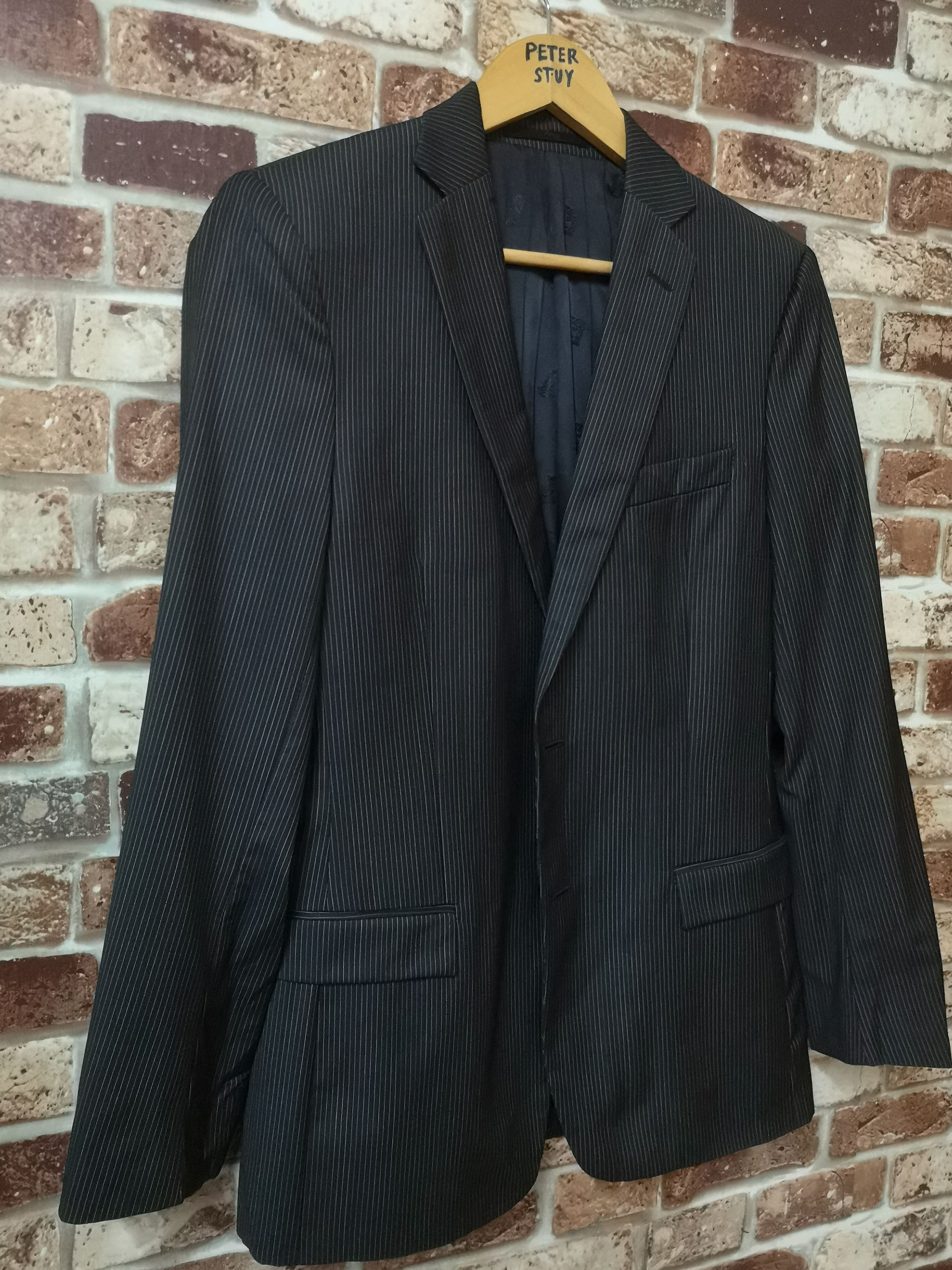 Designer × Versace G209 Slim Fit Blazer by Versace Collection Size 44R - 2 Thumbnail