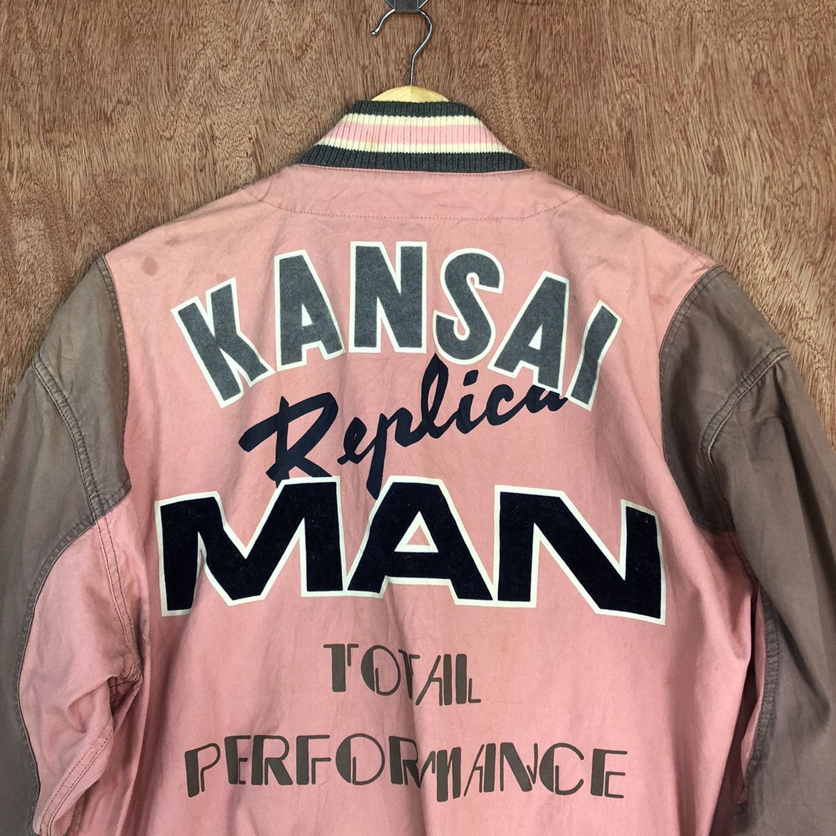Japanese Brand Rare Kansai Man Varsity Jacket by KANSAI YAMAMOTO Size US L / EU 52-54 / 3 - 13 Thumbnail