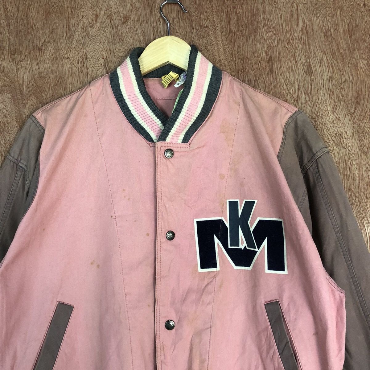 Japanese Brand Rare Kansai Man Varsity Jacket by KANSAI YAMAMOTO Size US L / EU 52-54 / 3 - 10 Thumbnail