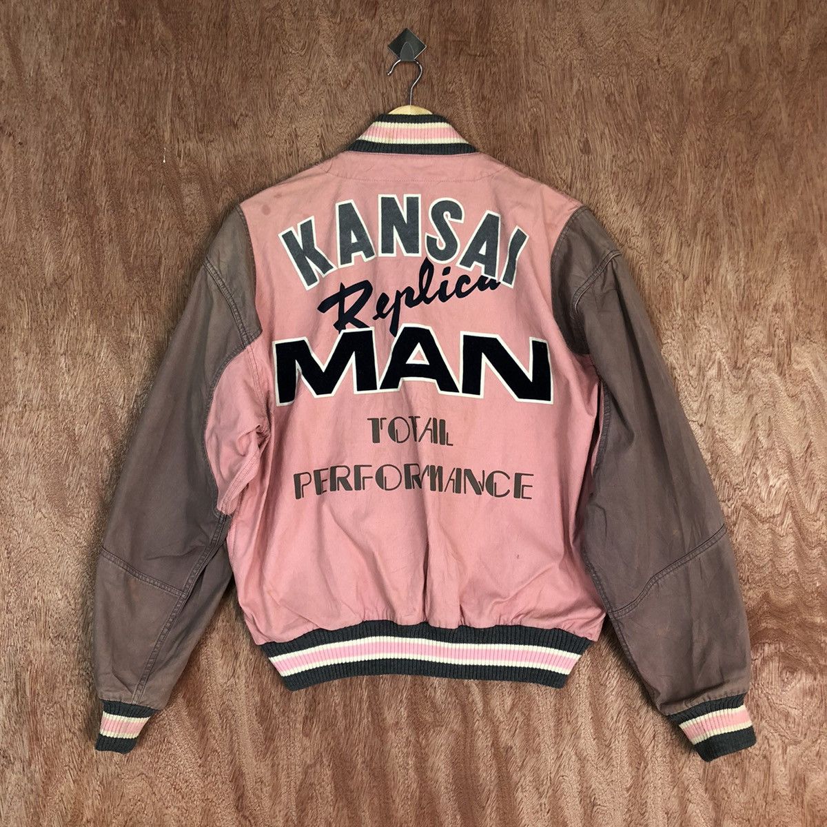 Japanese Brand Rare Kansai Man Varsity Jacket by KANSAI YAMAMOTO Size US L / EU 52-54 / 3 - 12 Thumbnail