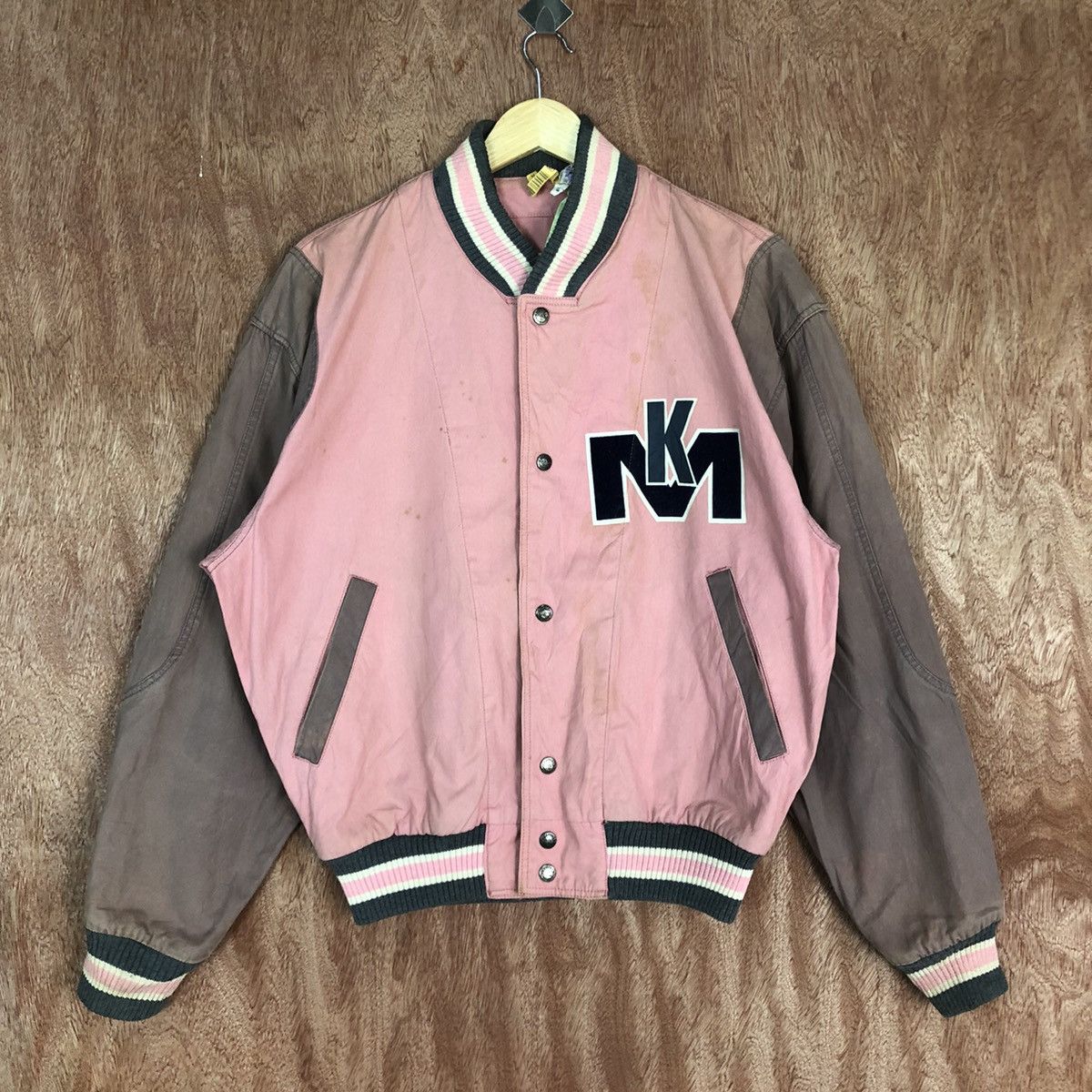 Japanese Brand Rare Kansai Man Varsity Jacket by KANSAI YAMAMOTO Size US L / EU 52-54 / 3 - 5 Thumbnail