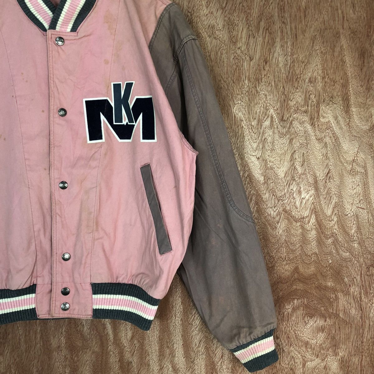 Japanese Brand Rare Kansai Man Varsity Jacket by KANSAI YAMAMOTO Size US L / EU 52-54 / 3 - 7 Thumbnail