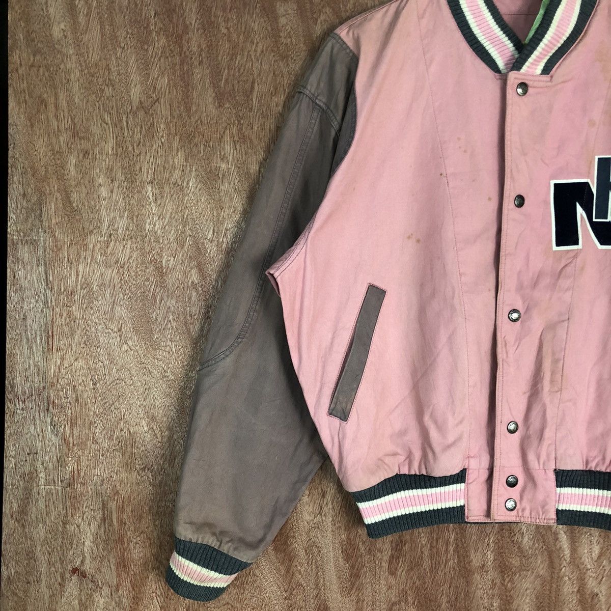 Japanese Brand Rare Kansai Man Varsity Jacket by KANSAI YAMAMOTO Size US L / EU 52-54 / 3 - 9 Thumbnail