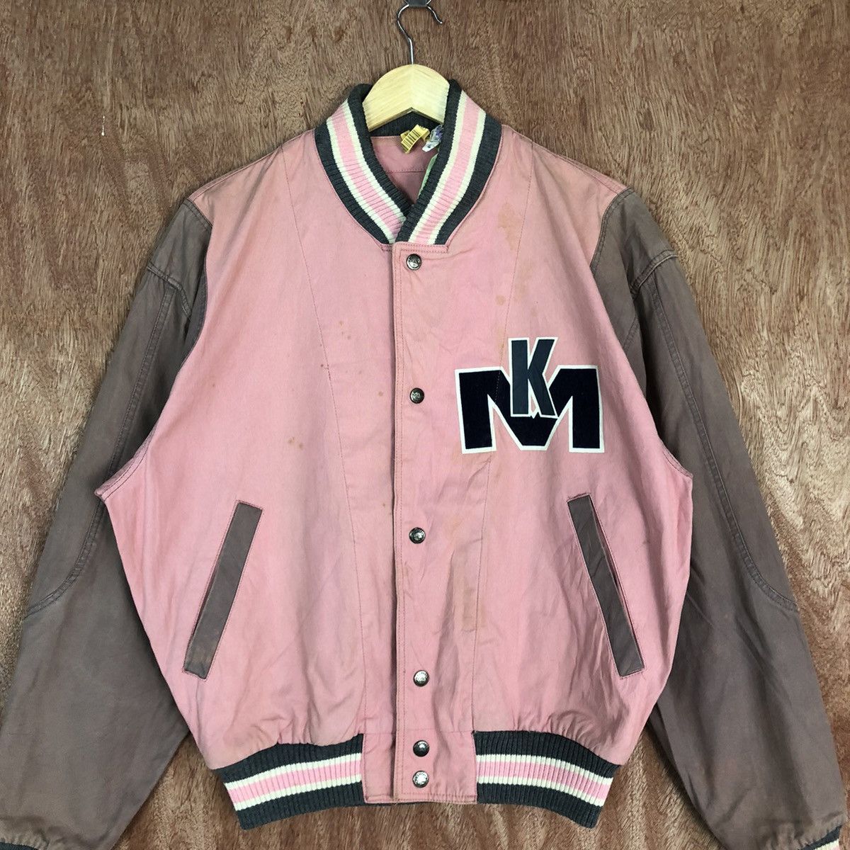 Japanese Brand Rare Kansai Man Varsity Jacket by KANSAI YAMAMOTO Size US L / EU 52-54 / 3 - 4 Thumbnail