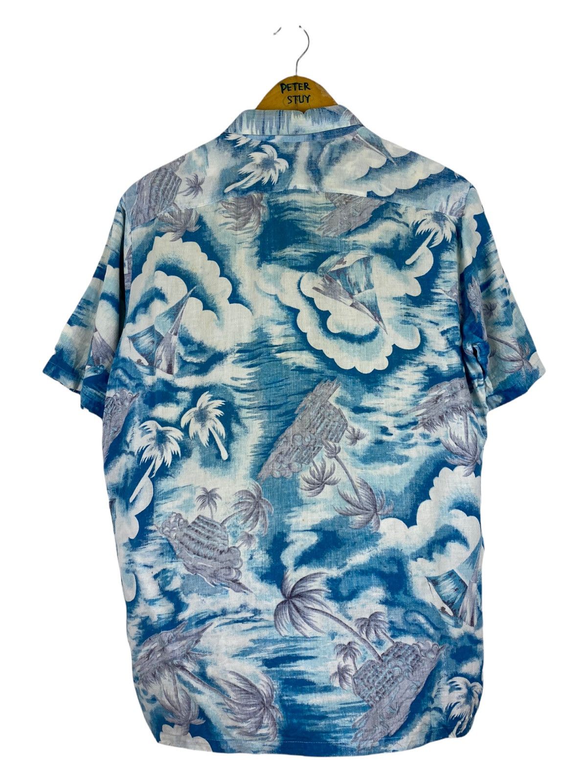 Vintage VINTAGE HAWAIIAN SHIRT SURF STYLE Size US M / EU 48-50 / 2 - 2 Thumbnail