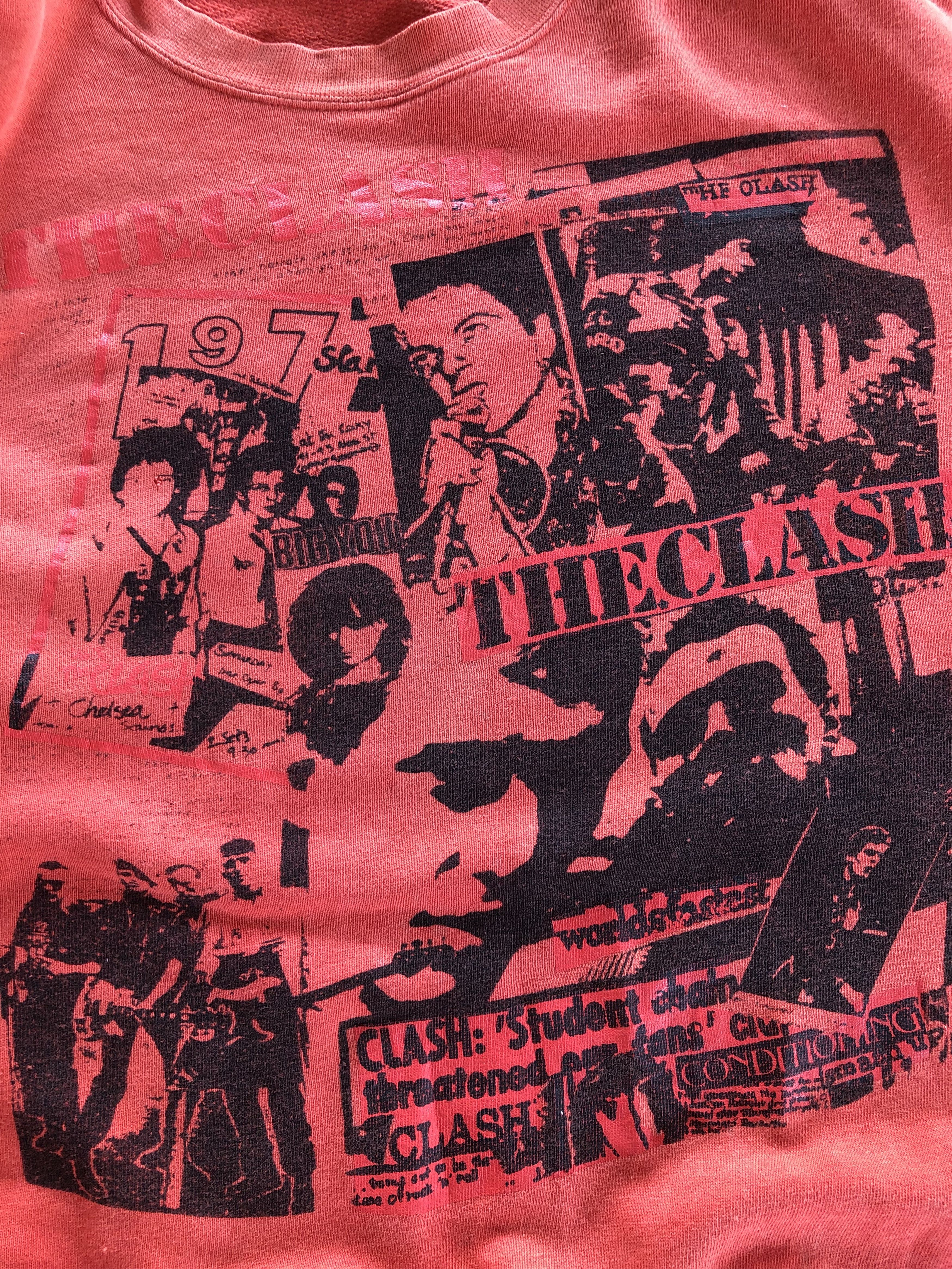 Band Tees RARE🔥VTG 90’S THE CLASH POST-PUNK SWEATSHIRT MADE IN JAPAN Size US L / EU 52-54 / 3 - 12 Thumbnail