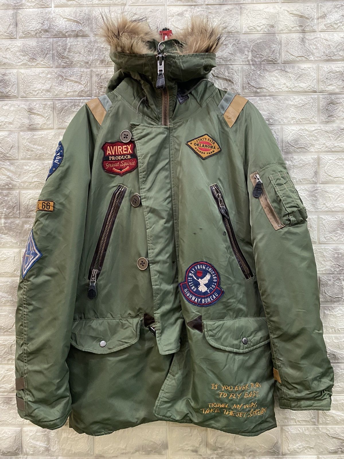 Avirex × Vintage Vintage Avirex Parka Jacket Size US XL / EU 56 / 4 - 2 Thumbnail