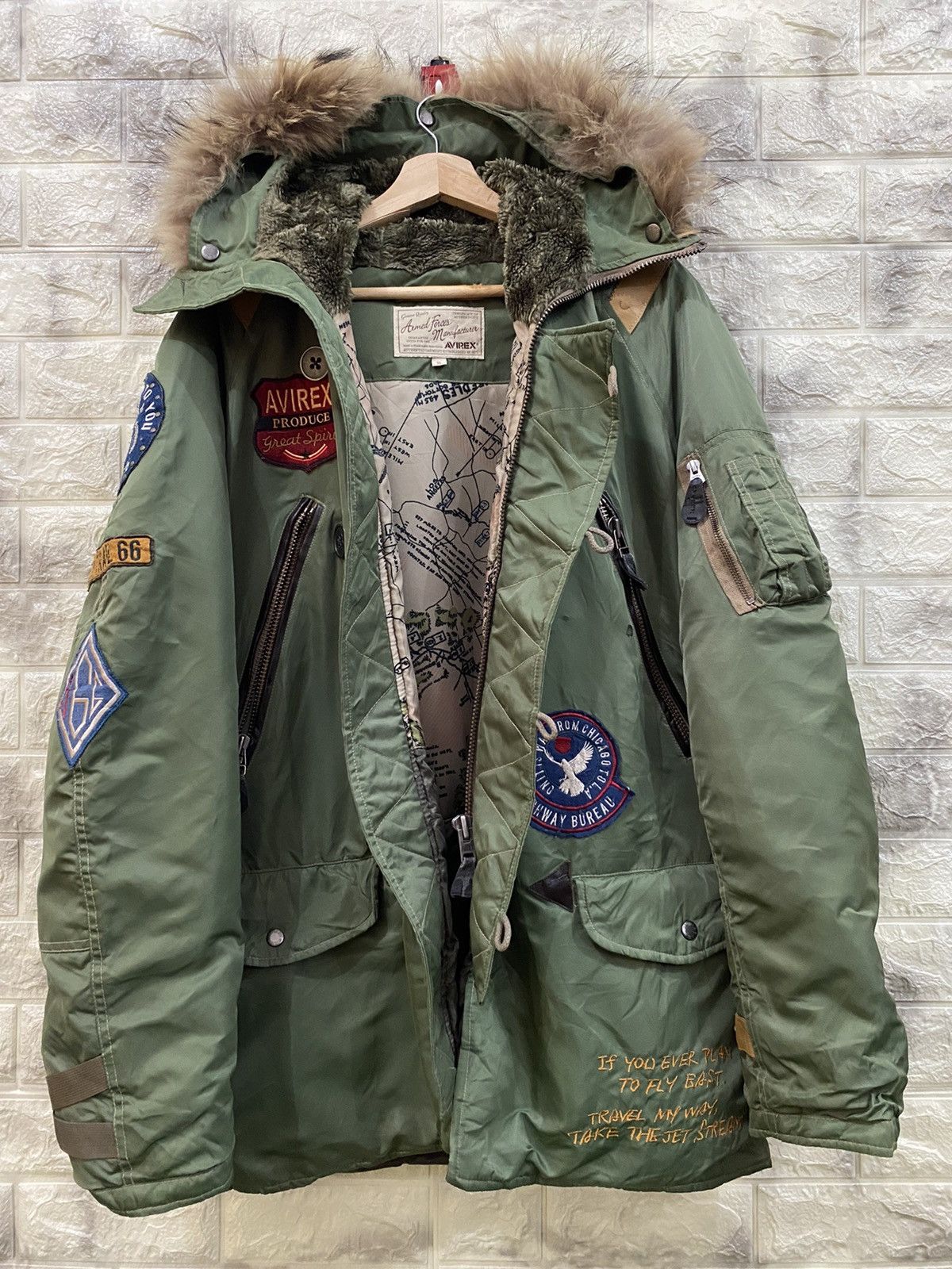 Avirex × Vintage Vintage Avirex Parka Jacket Size US XL / EU 56 / 4 - 7 Thumbnail