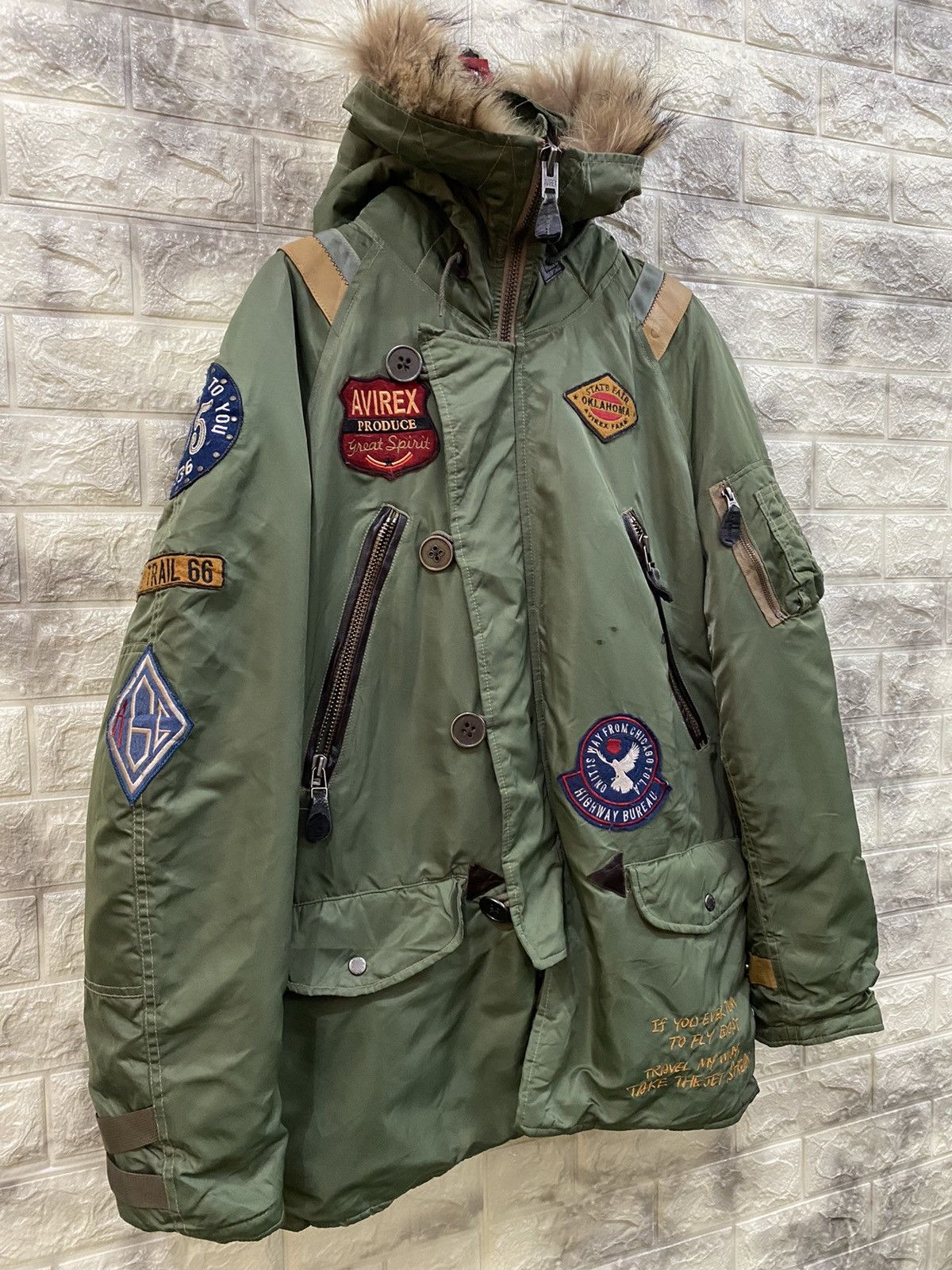 Avirex × Vintage Vintage Avirex Parka Jacket Size US XL / EU 56 / 4 - 4 Thumbnail
