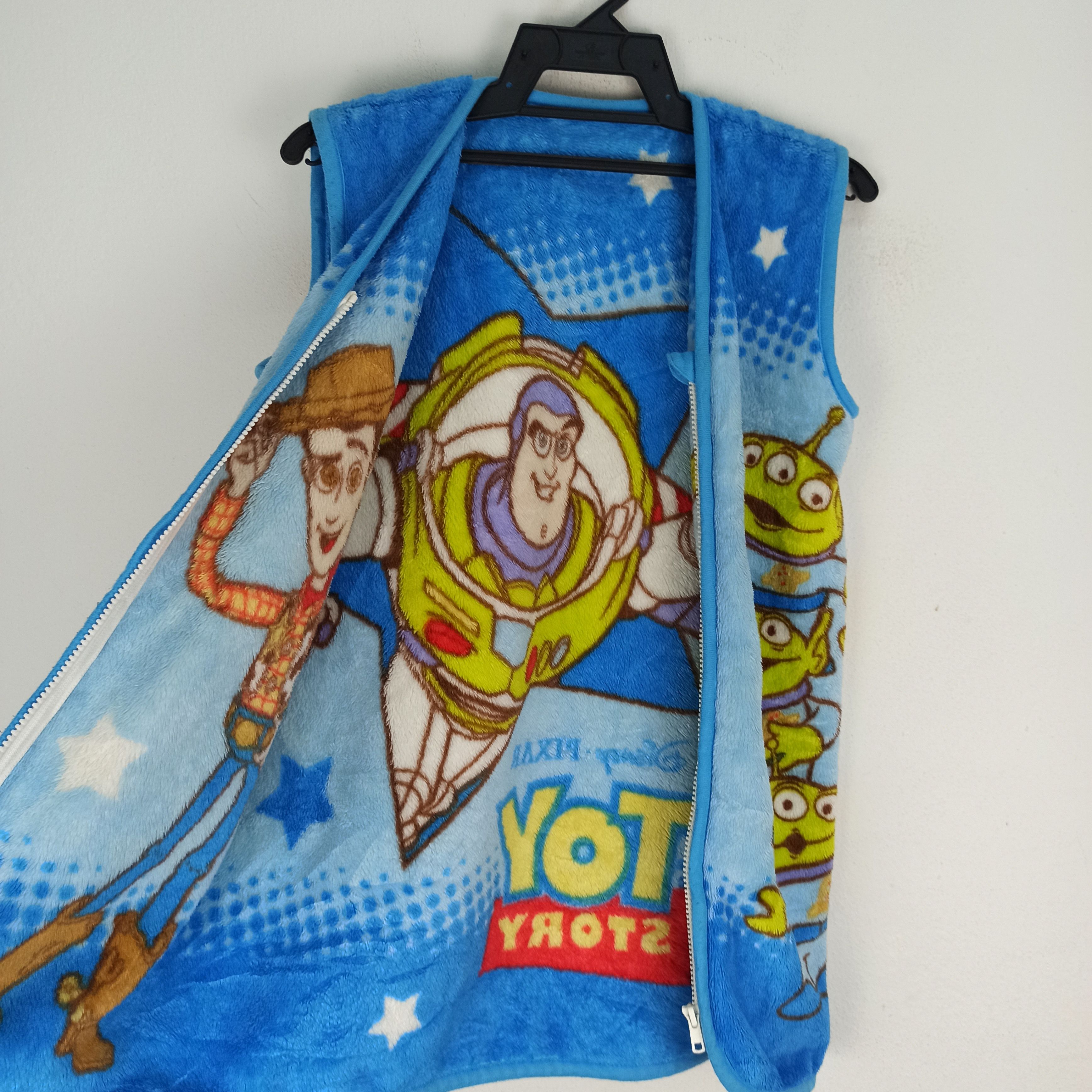Cartoon Network 🔥Rare🔥 Toy Story Disney Pixar Vest Fleece Size US M / EU 48-50 / 2 - 7 Thumbnail
