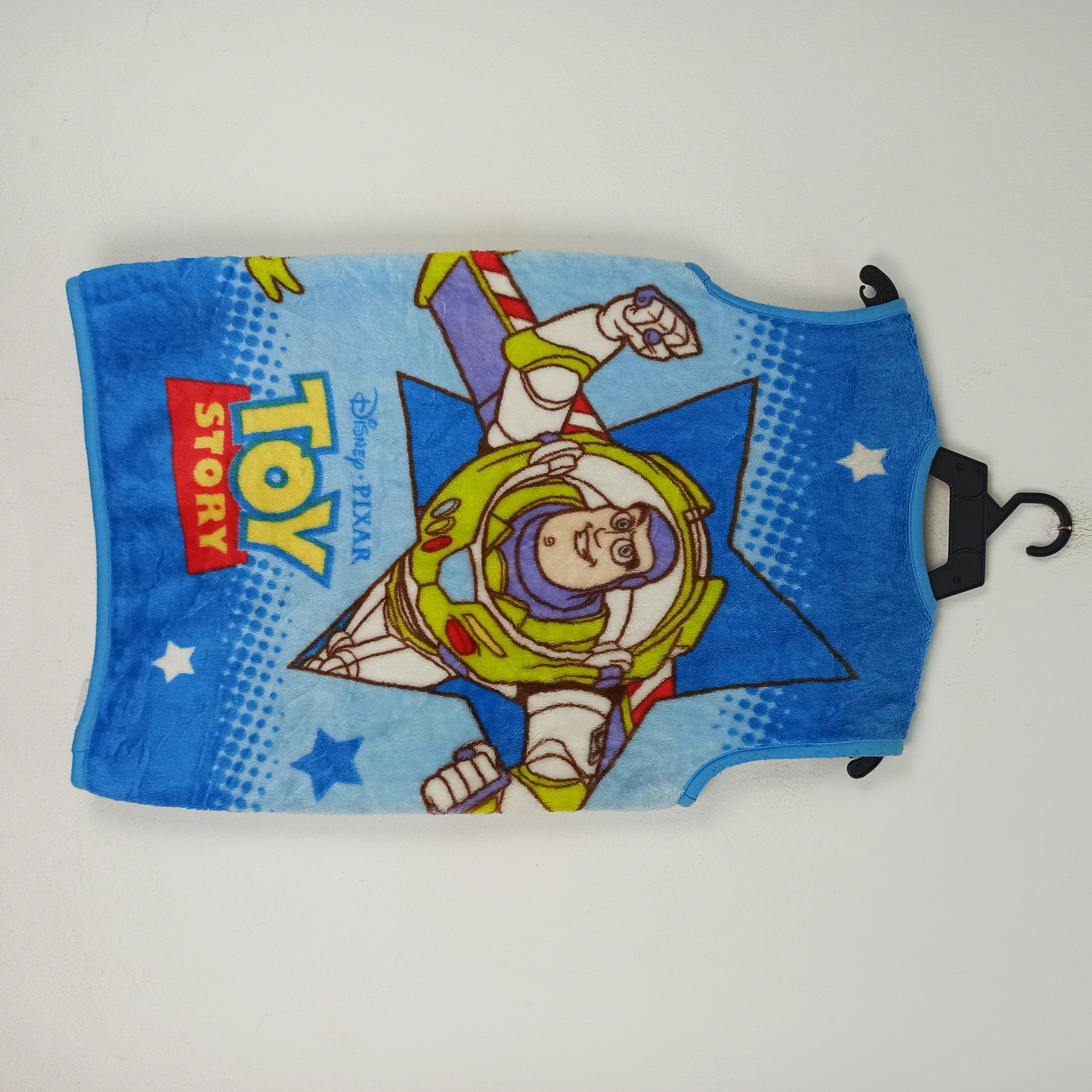 image of Cartoon Network x Disney Toy Story Disney Pixar Vest Fleece in Blue, Men's (Size Medium)