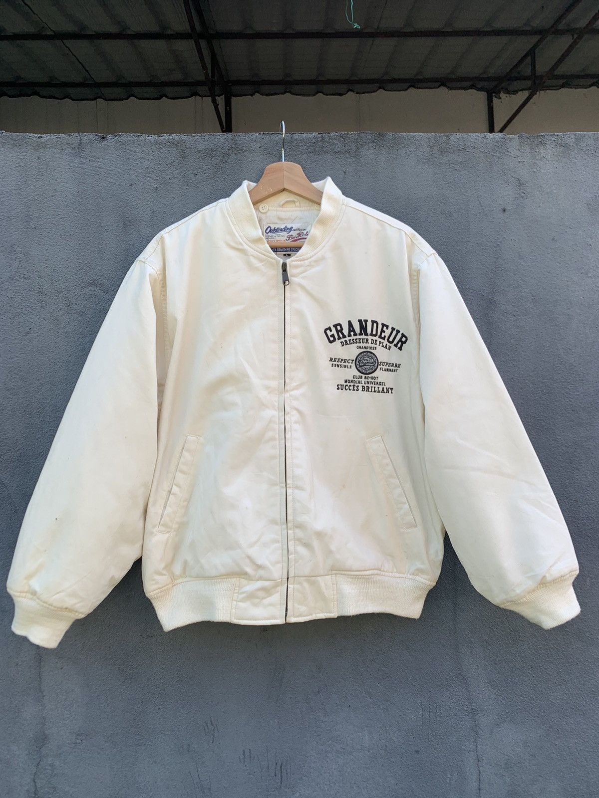 Vintage 👹Vintage GRANDEUR DRESSEUR Embroidery Premier Bomber Jacket Size US M / EU 48-50 / 2 - 6 Thumbnail