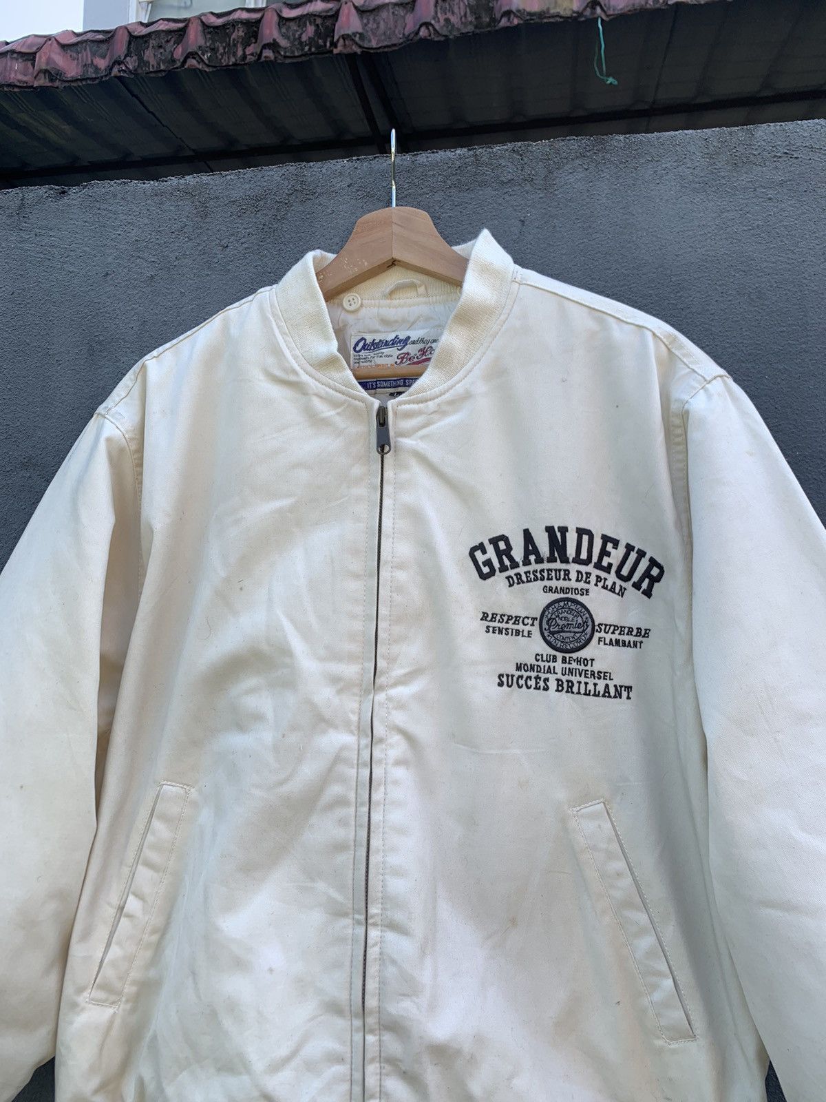 Vintage 👹Vintage GRANDEUR DRESSEUR Embroidery Premier Bomber Jacket Size US M / EU 48-50 / 2 - 5 Thumbnail