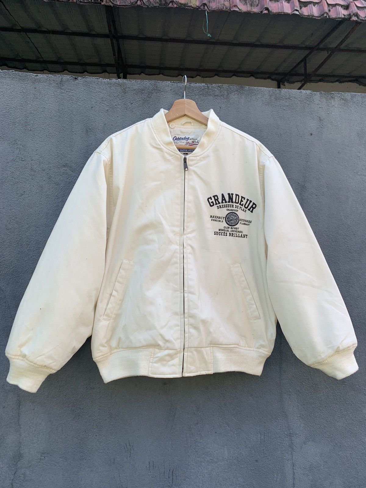 Vintage 👹Vintage GRANDEUR DRESSEUR Embroidery Premier Bomber Jacket Size US M / EU 48-50 / 2 - 3 Thumbnail