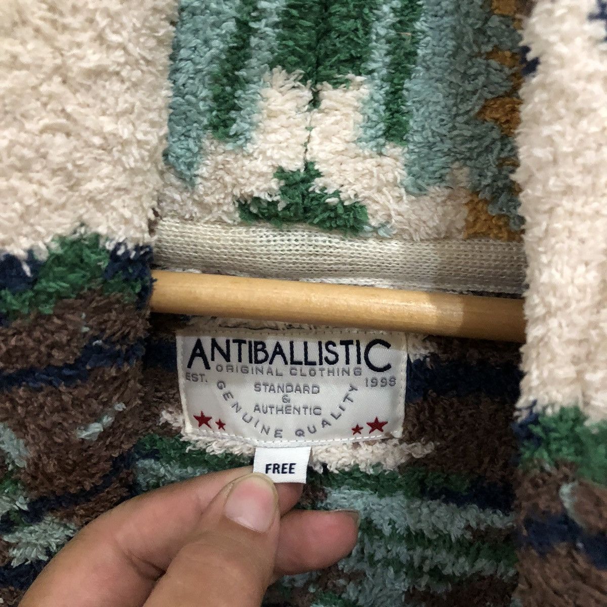 Japanese Brand Printed Fleece Jacket AntiBallistic Size US S / EU 44-46 / 1 - 9 Thumbnail