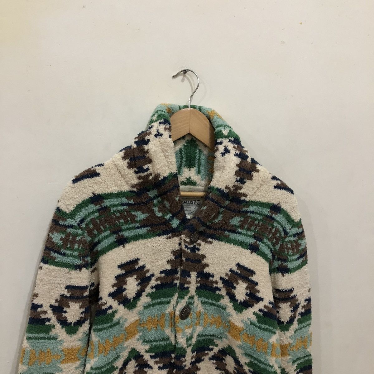 Japanese Brand Printed Fleece Jacket AntiBallistic Size US S / EU 44-46 / 1 - 3 Thumbnail