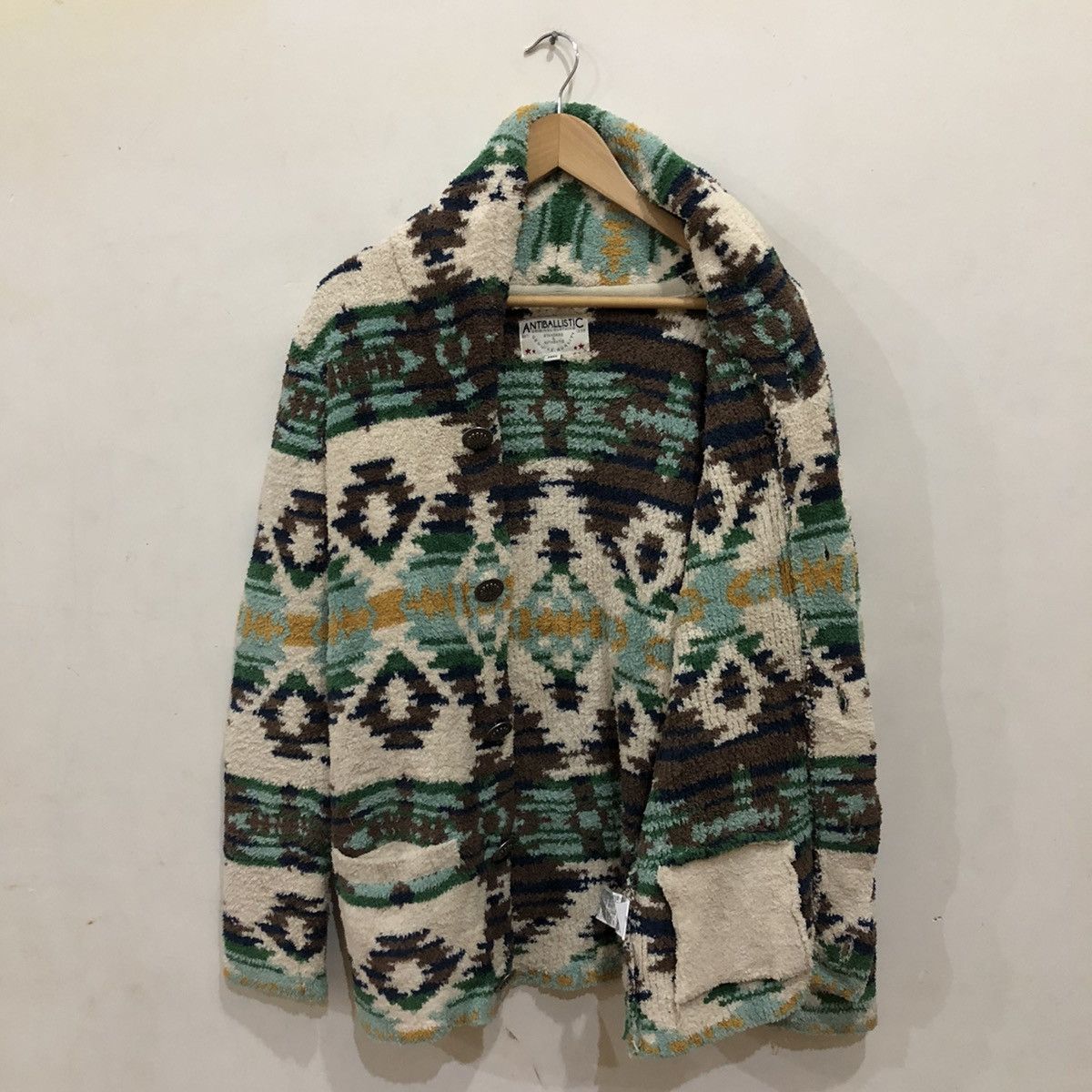 Japanese Brand Printed Fleece Jacket AntiBallistic Size US S / EU 44-46 / 1 - 11 Thumbnail