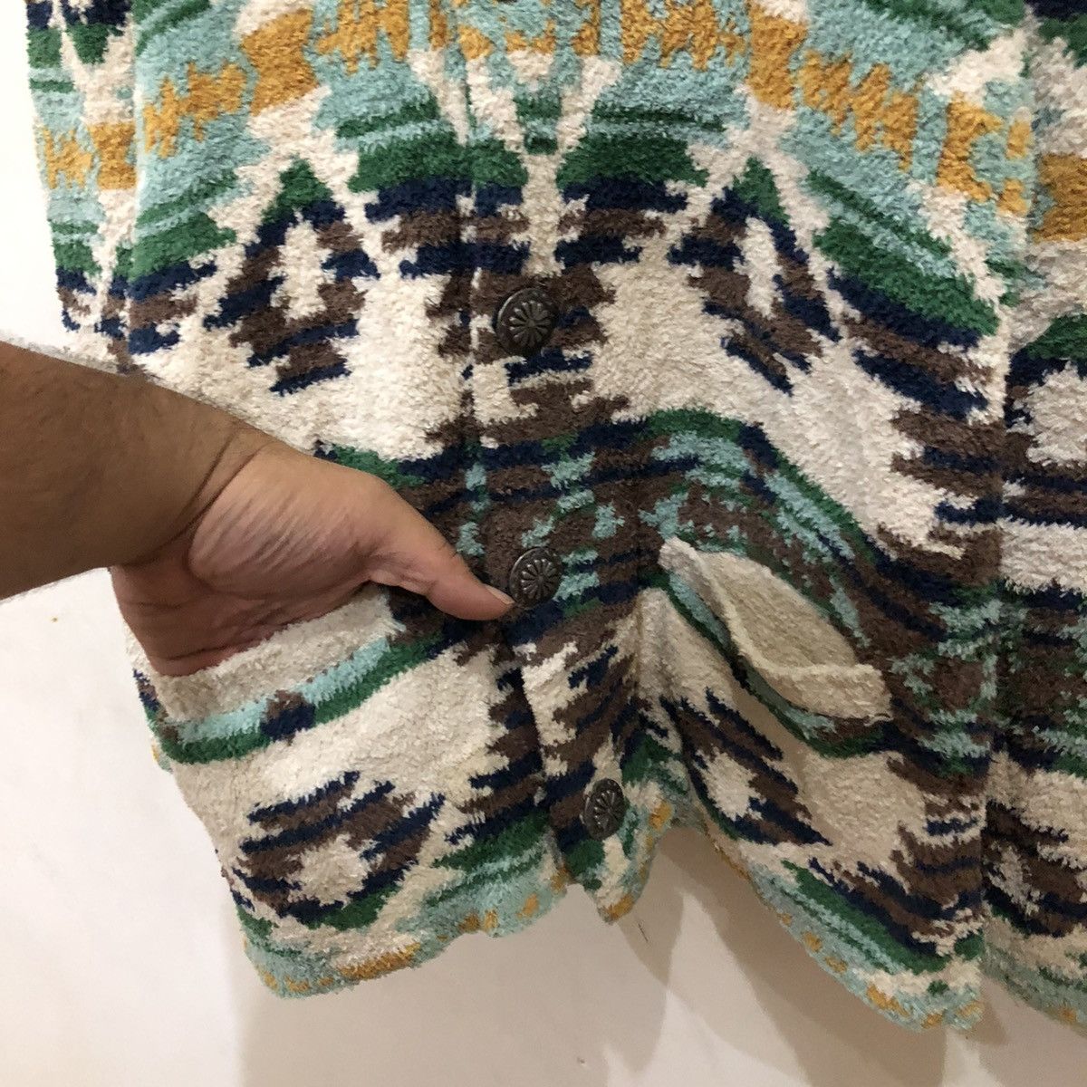 Japanese Brand Printed Fleece Jacket AntiBallistic Size US S / EU 44-46 / 1 - 5 Thumbnail