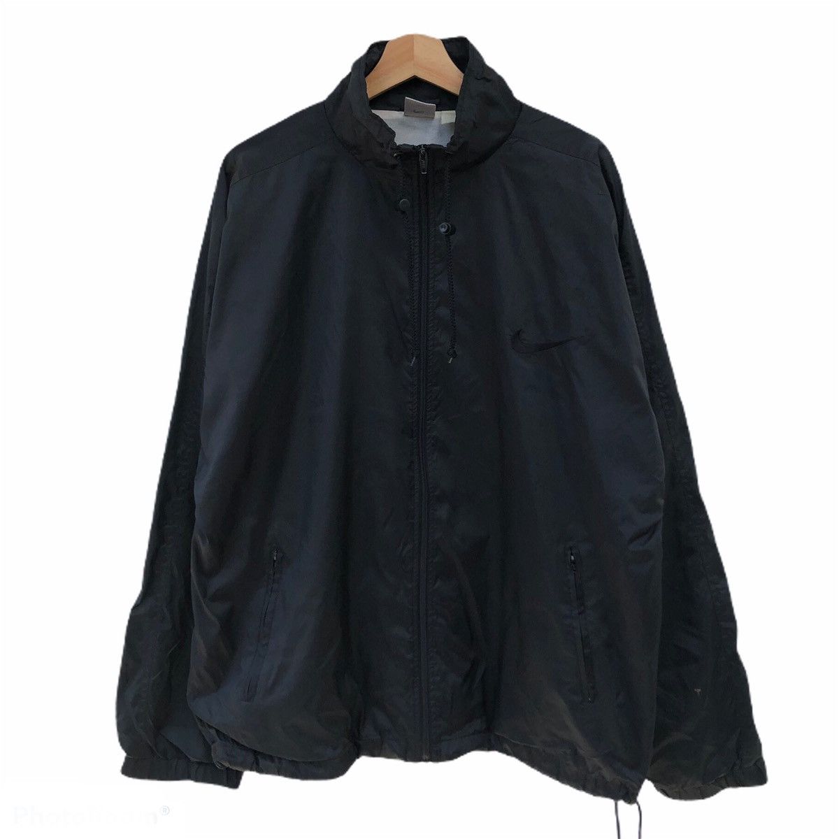 Nike ULTIMATE BLACK VINTAGE NIKE SMALL SWOOSH JACKET Size US L / EU 52-54 / 3 - 1 Thumbnail