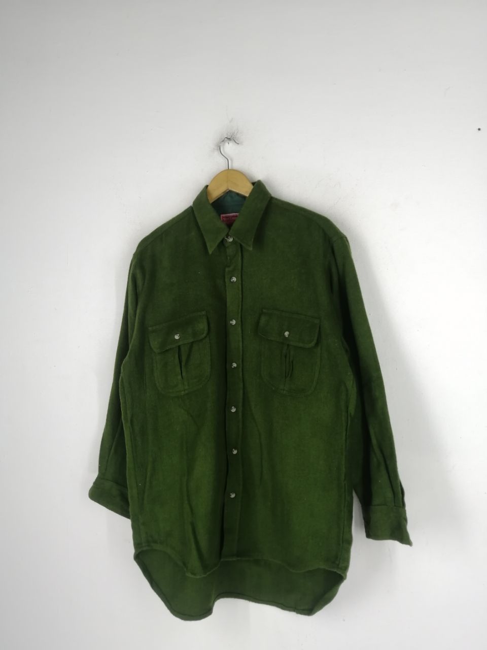 Japanese Brand × Vintage Mind Games Acrylic Button Up Green Shirt Size US L / EU 52-54 / 3 - 2 Thumbnail