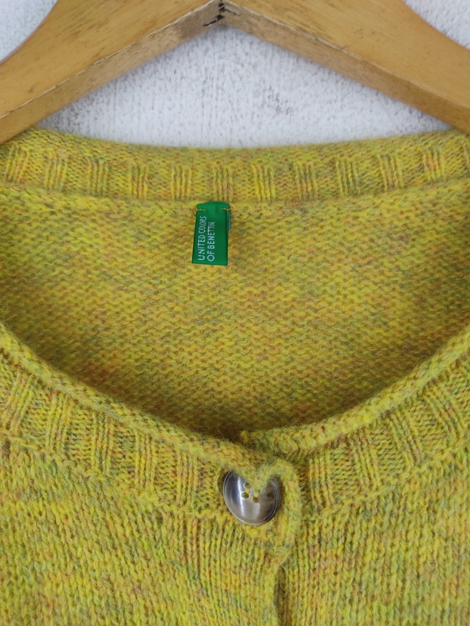 United Colors Of Benetton Yellow Knitwear United Colors of Benetton Size US S / EU 44-46 / 1 - 4 Thumbnail