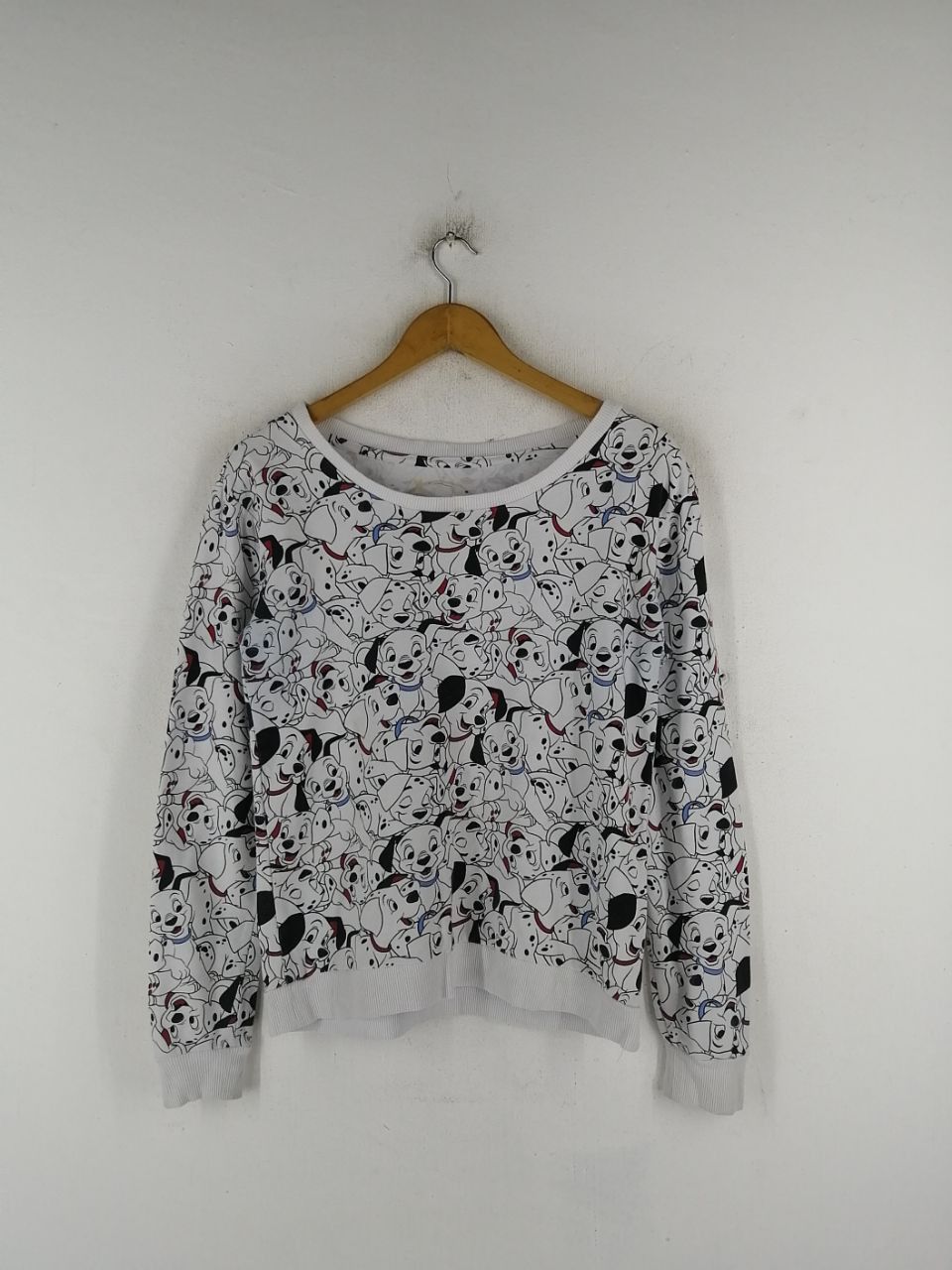Disney × Vintage Overprinted 101 Dalmatian Dogs Sweatshirt Size US S / EU 44-46 / 1 - 1 Thumbnail