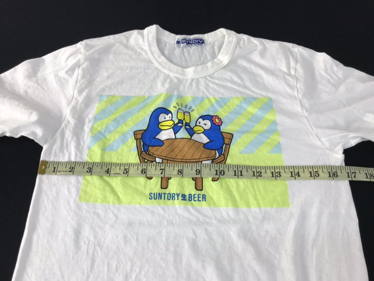 Vintage Japanese Brand Suntory Beer Tee Bird Cheering Printed Size US S / EU 44-46 / 1 - 6 Thumbnail