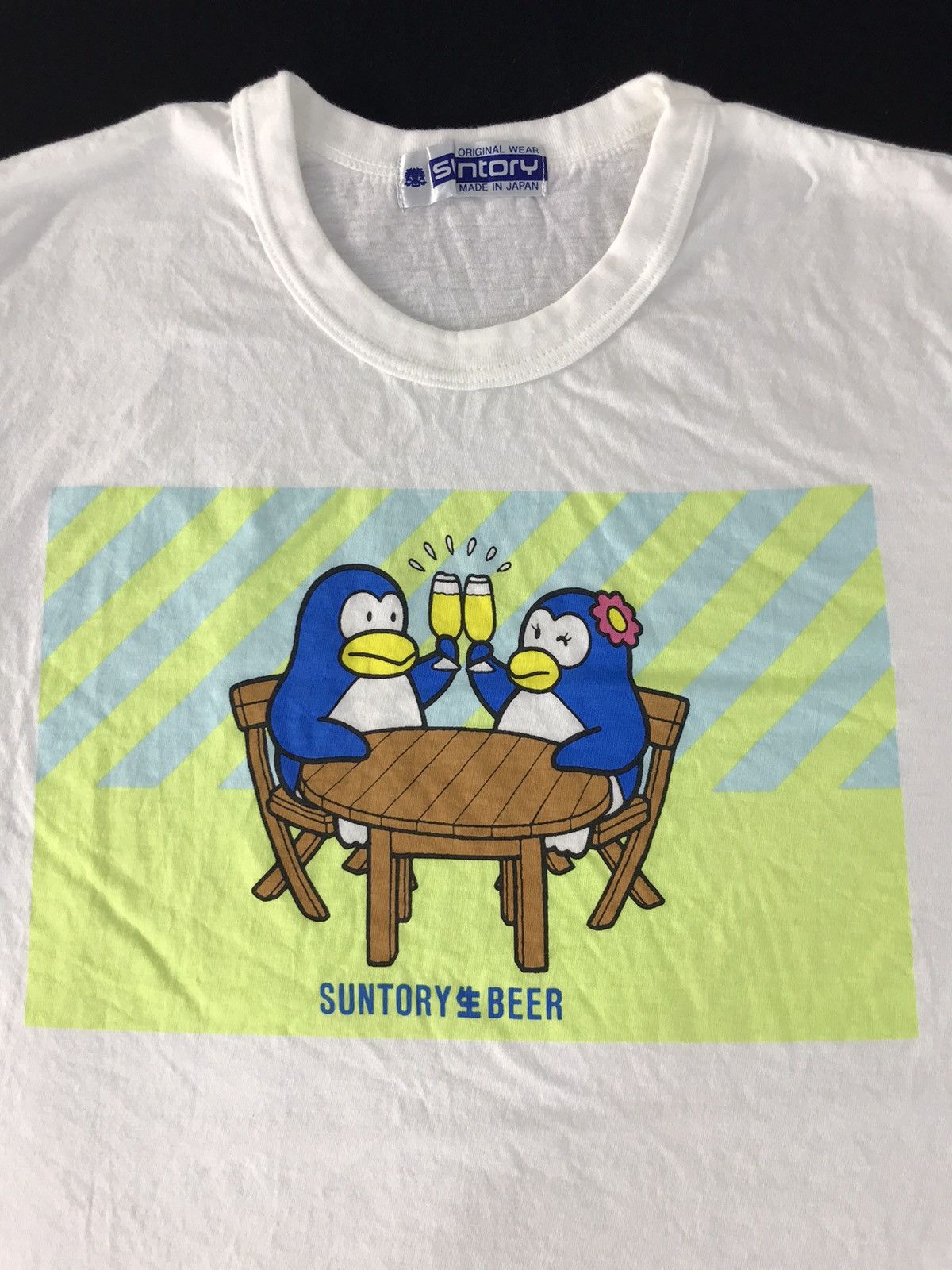 Vintage Japanese Brand Suntory Beer Tee Bird Cheering Printed Size US S / EU 44-46 / 1 - 2 Thumbnail