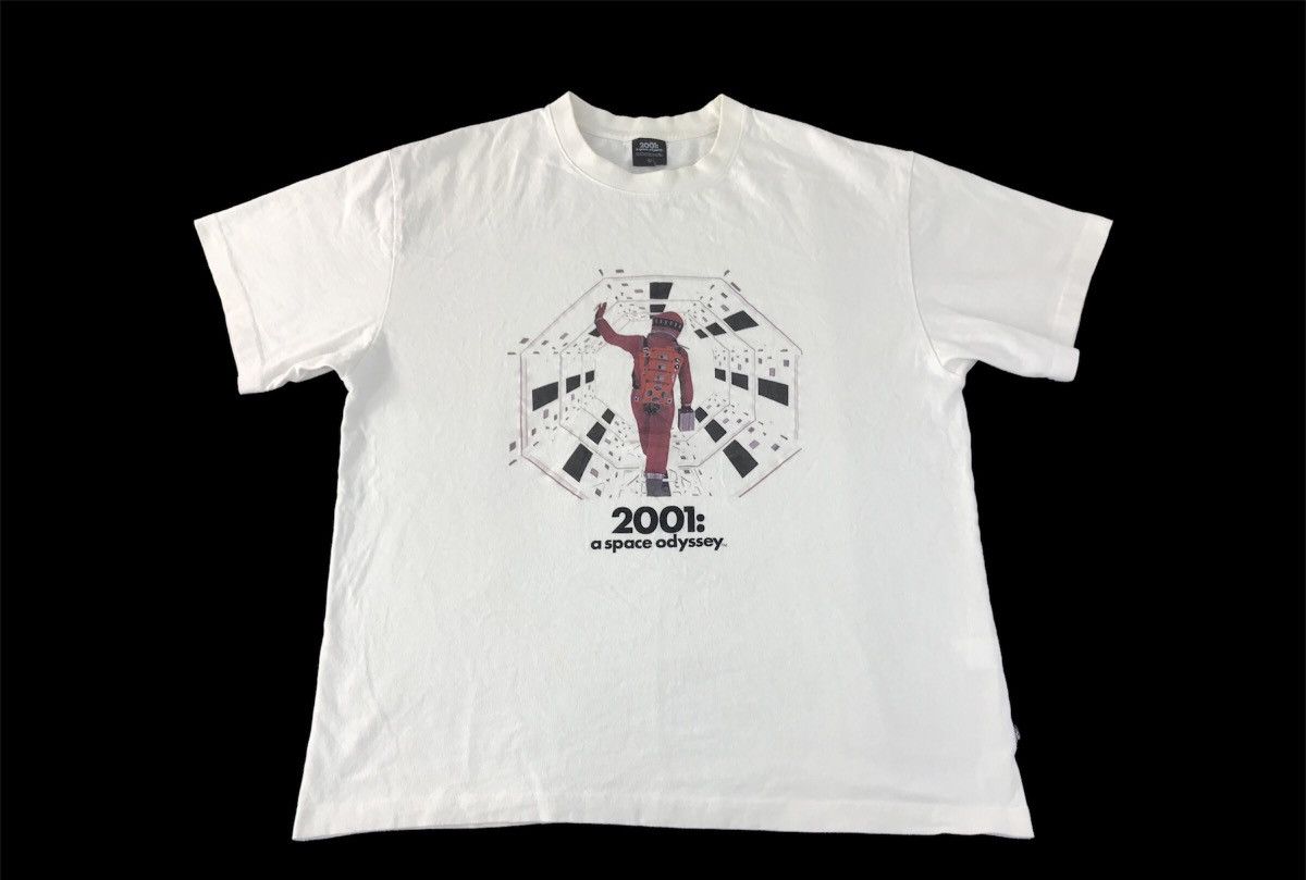 Japanese Brand 2001 A Space Odyssey Epic Science Fiction Movie Tee Size US L / EU 52-54 / 3 - 1 Thumbnail