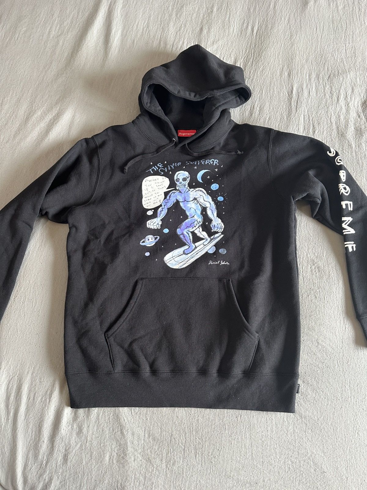 Supreme Supreme Daniel Johnston Silver Sufferer Hoodie Grailed