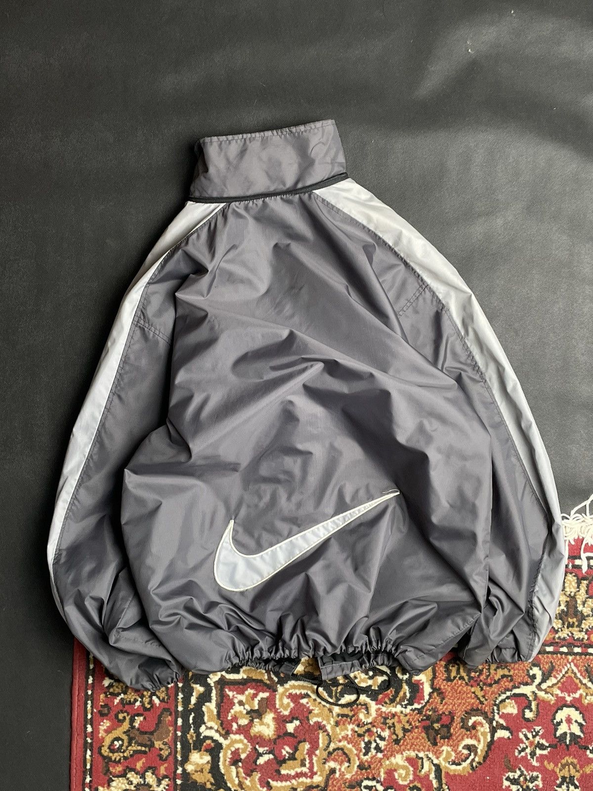 Nike × Vintage Vintage Nike Light Jacket Spell Out Swoosh Bootleg Size US S / EU 44-46 / 1 - 3 Thumbnail