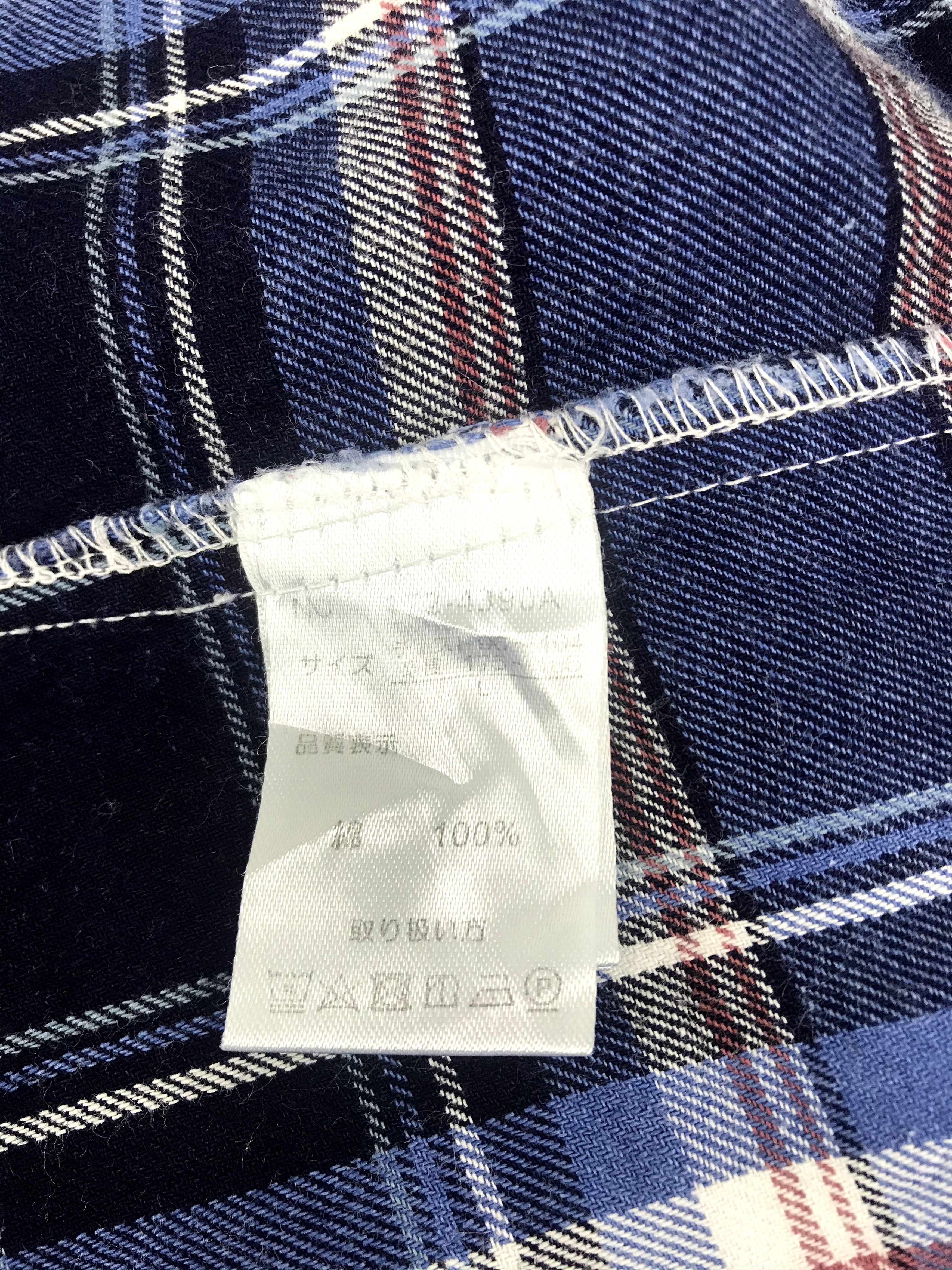 Japanese Brand Growth by Grail Flannel Shirt Double Pockets Plaid Check Size US M / EU 48-50 / 2 - 7 Thumbnail