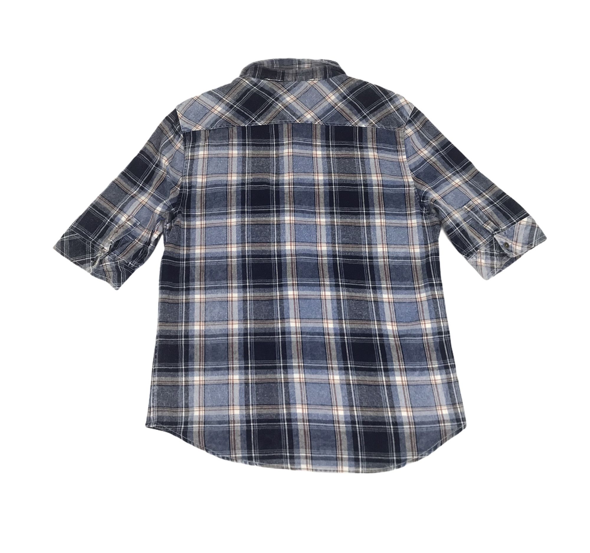 Japanese Brand Growth by Grail Flannel Shirt Double Pockets Plaid Check Size US M / EU 48-50 / 2 - 2 Thumbnail