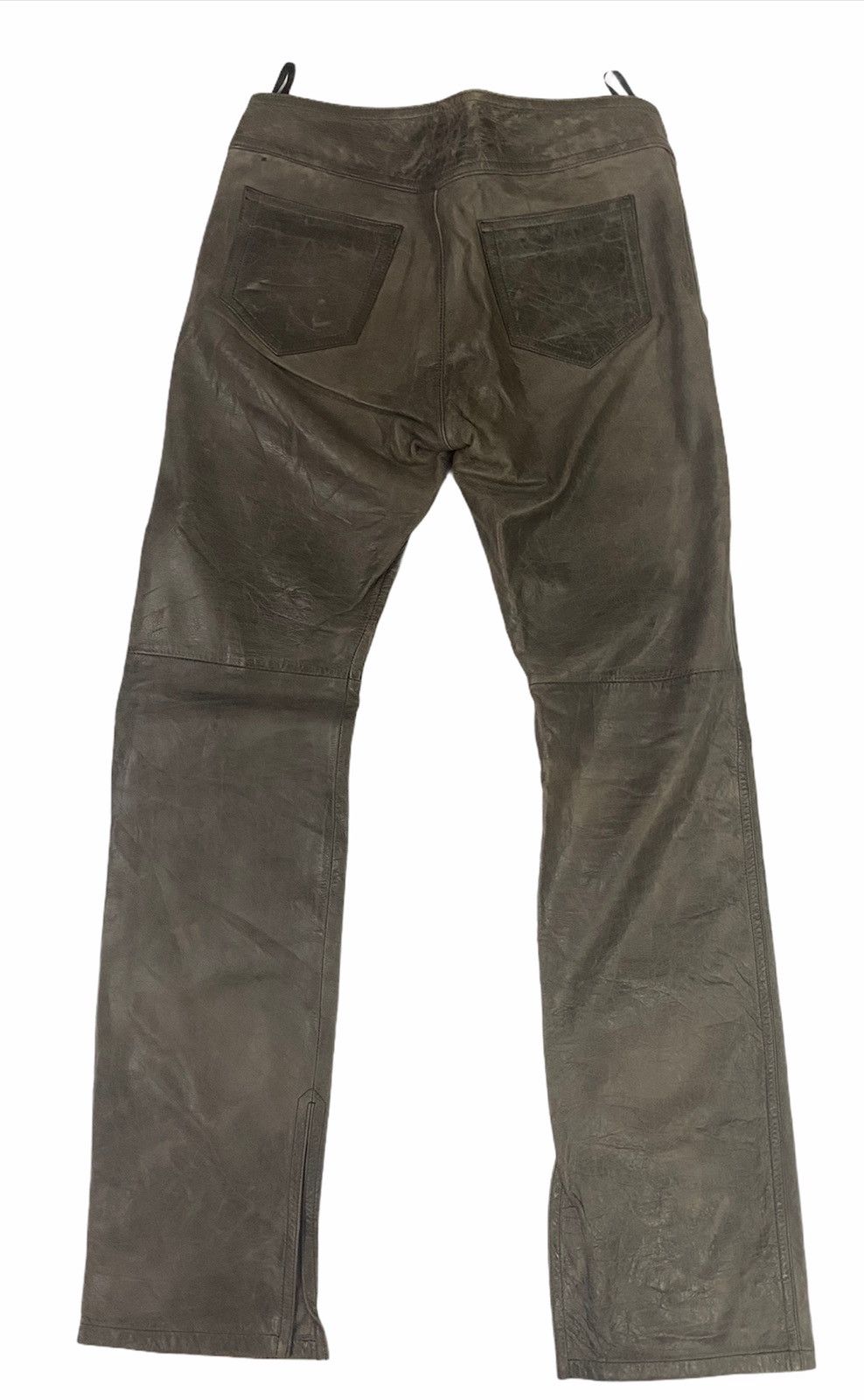 Japanese Brand Patrick Cox Wannabe Vintage Leather Pants Size US 29 - 4 Thumbnail
