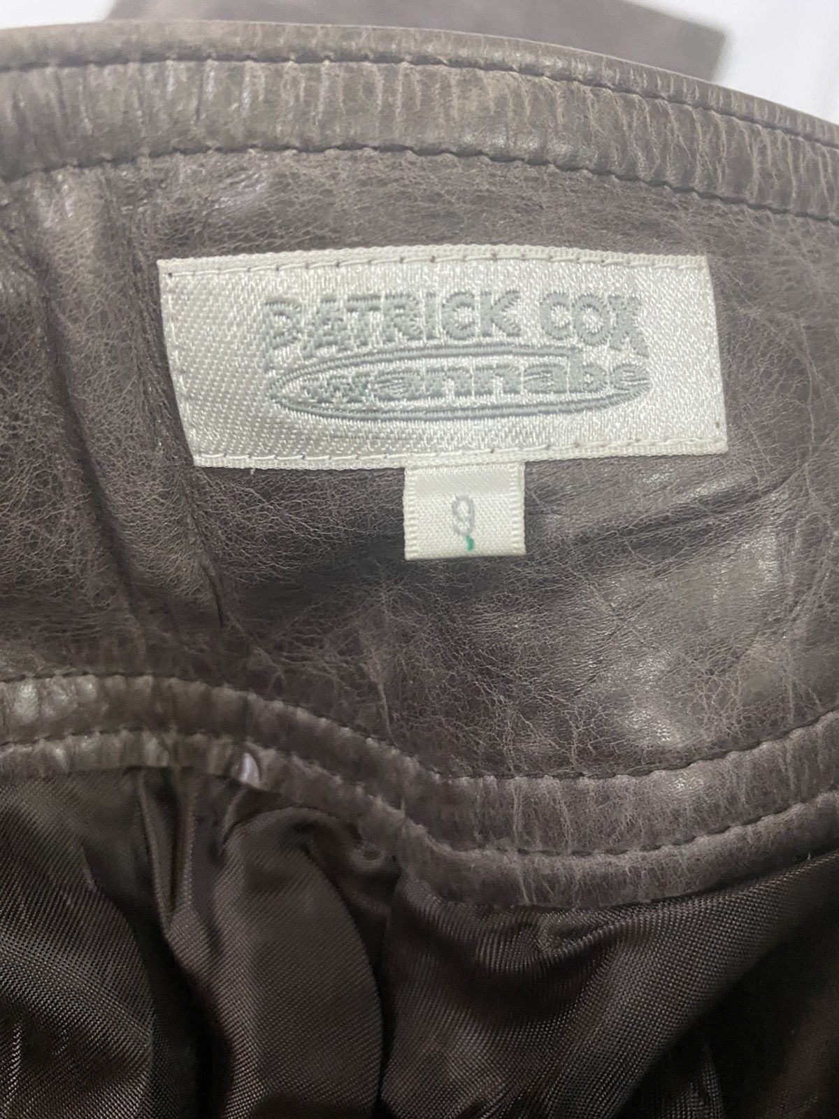 Japanese Brand Patrick Cox Wannabe Vintage Leather Pants Size US 29 - 6 Thumbnail