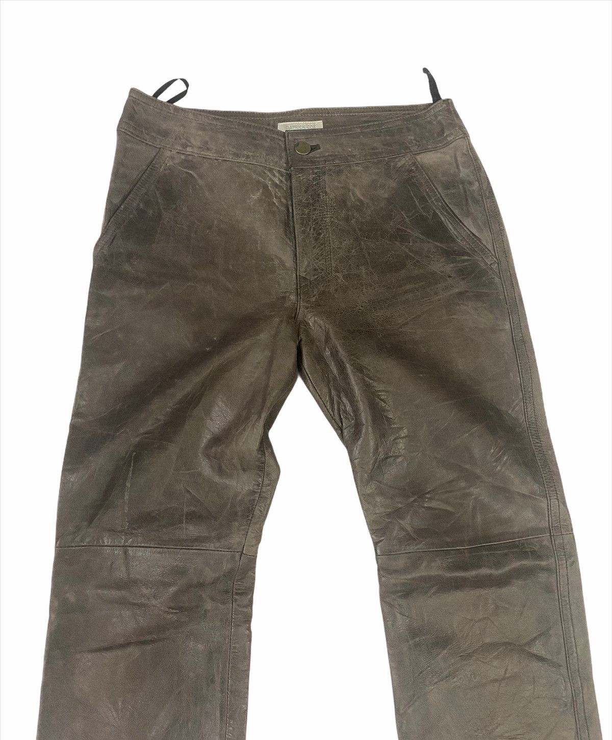 Japanese Brand Patrick Cox Wannabe Vintage Leather Pants Size US 29 - 3 Thumbnail