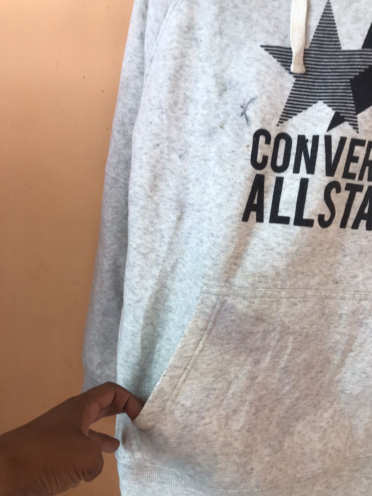 Converse × Vintage ‼️CONVERSE ALL STAR SPELL OUT HOODIE‼️ Size US L / EU 52-54 / 3 - 3 Thumbnail