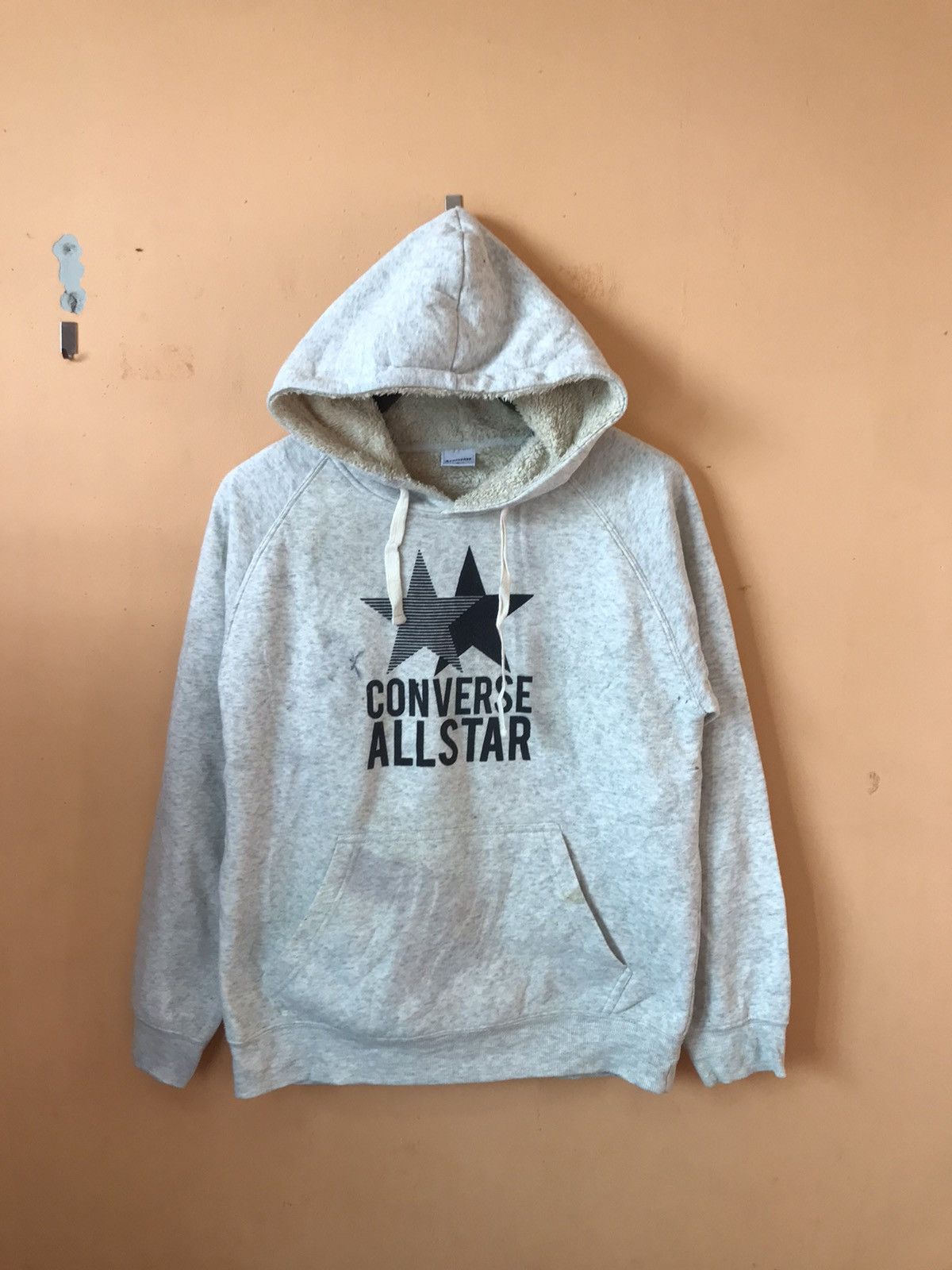 Converse × Vintage ‼️CONVERSE ALL STAR SPELL OUT HOODIE‼️ Size US L / EU 52-54 / 3 - 1 Thumbnail