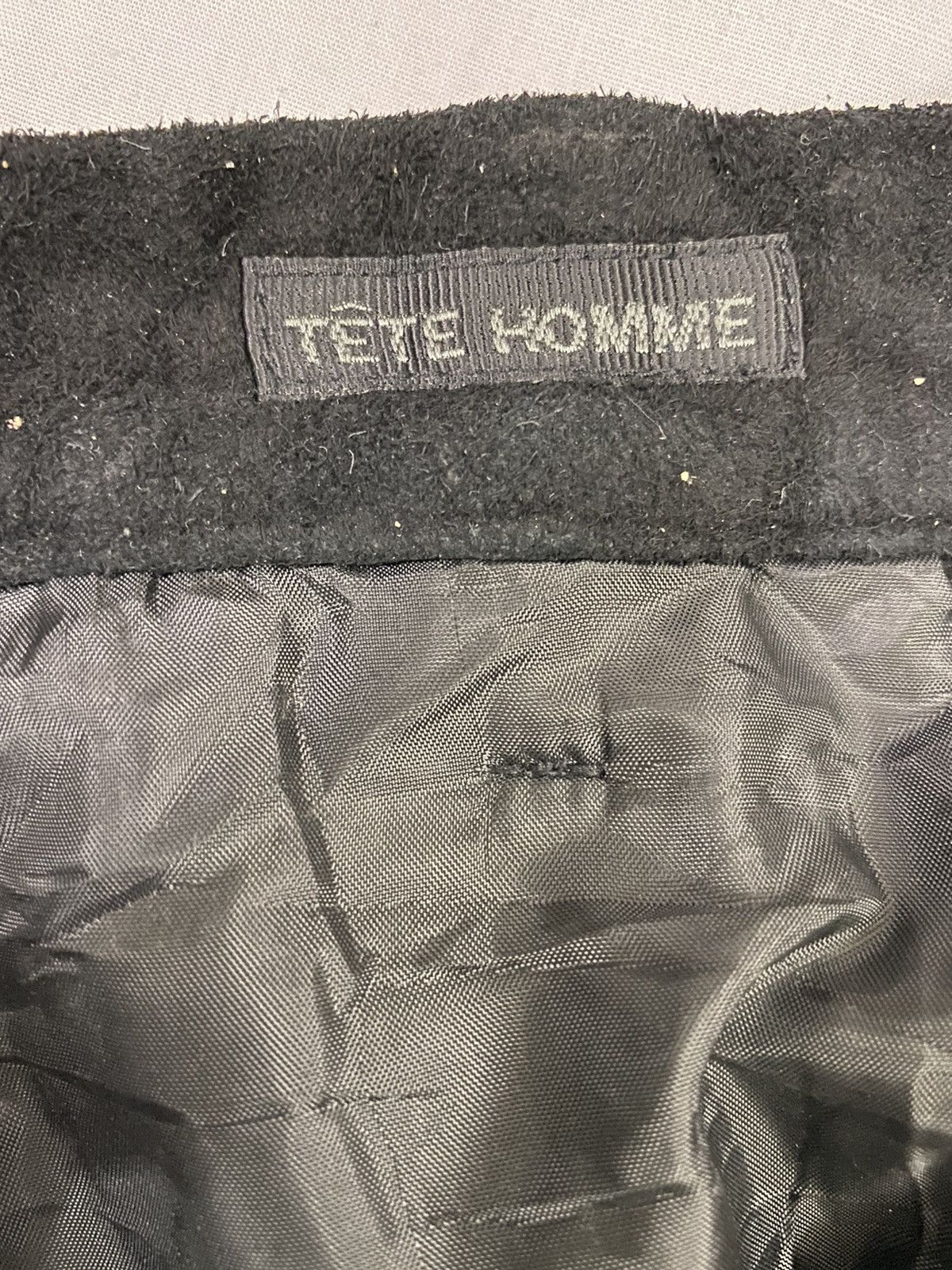 Tete Homme Vintage Tete Homme Suede Leather Jacket Size US 32 / EU 48 - 9 Thumbnail
