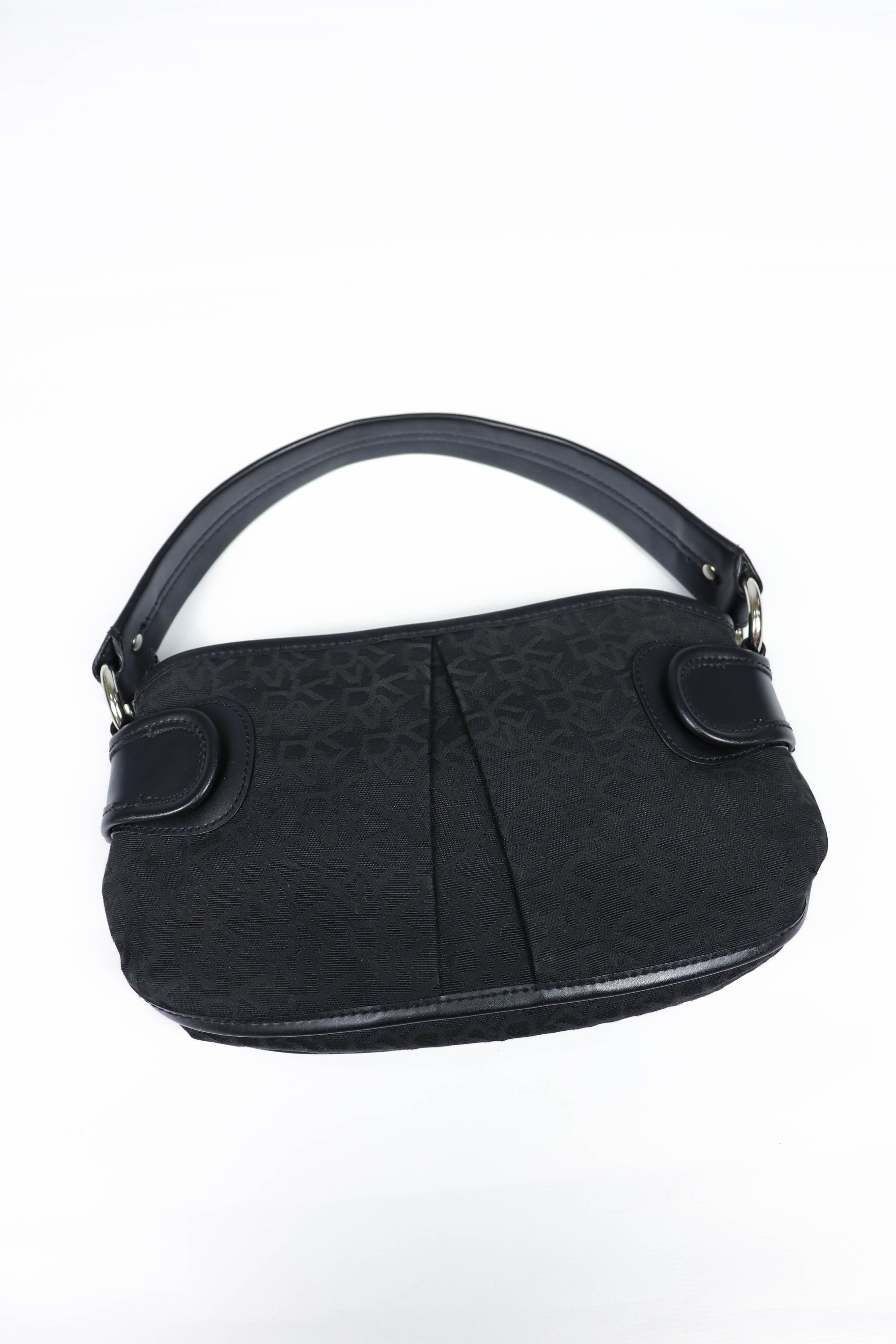 DKNY DKNY Donna Karan New York Black Monogram Small Hand Bag Size ONE SIZE - 7 Thumbnail