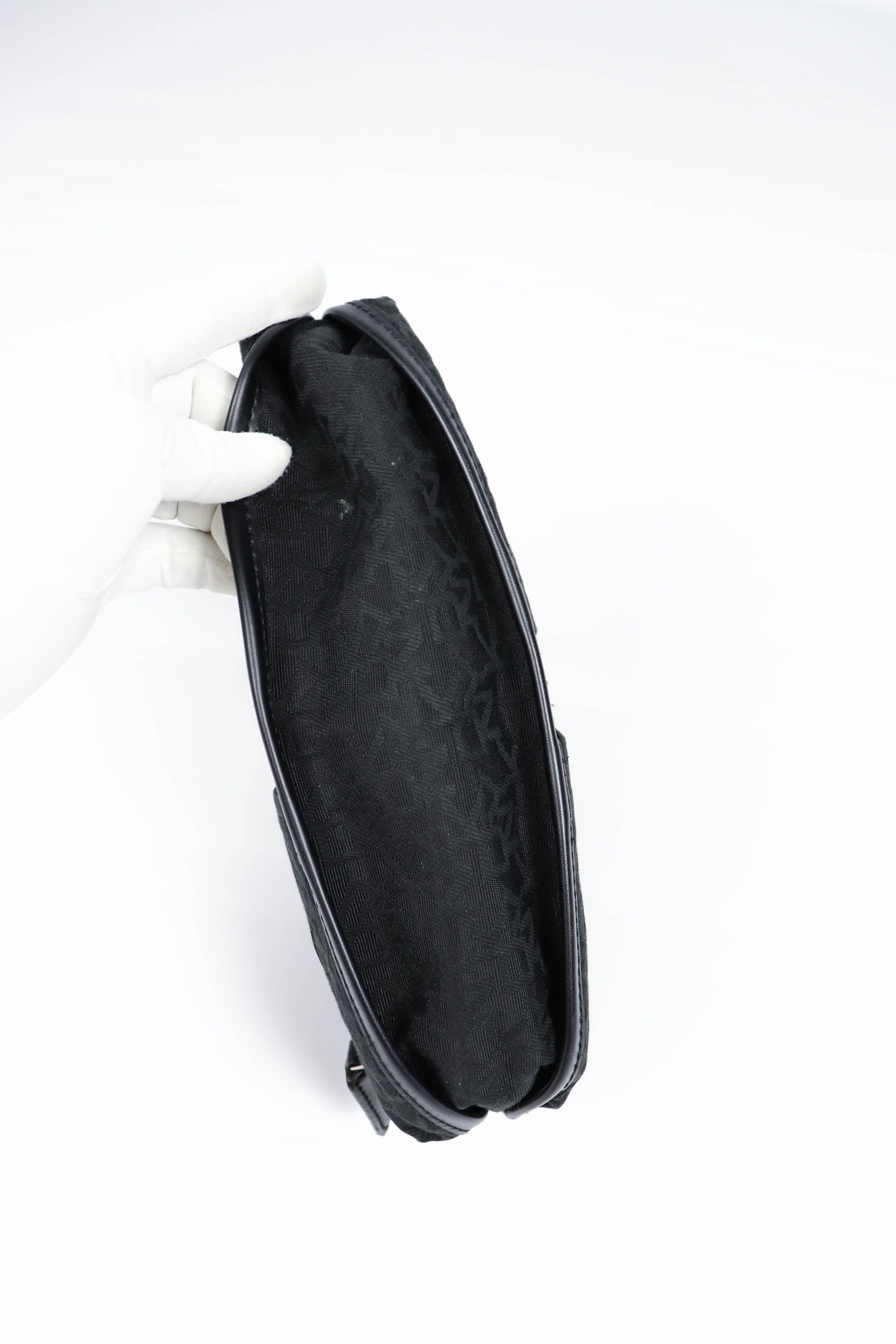 DKNY DKNY Donna Karan New York Black Monogram Small Hand Bag Size ONE SIZE - 5 Thumbnail