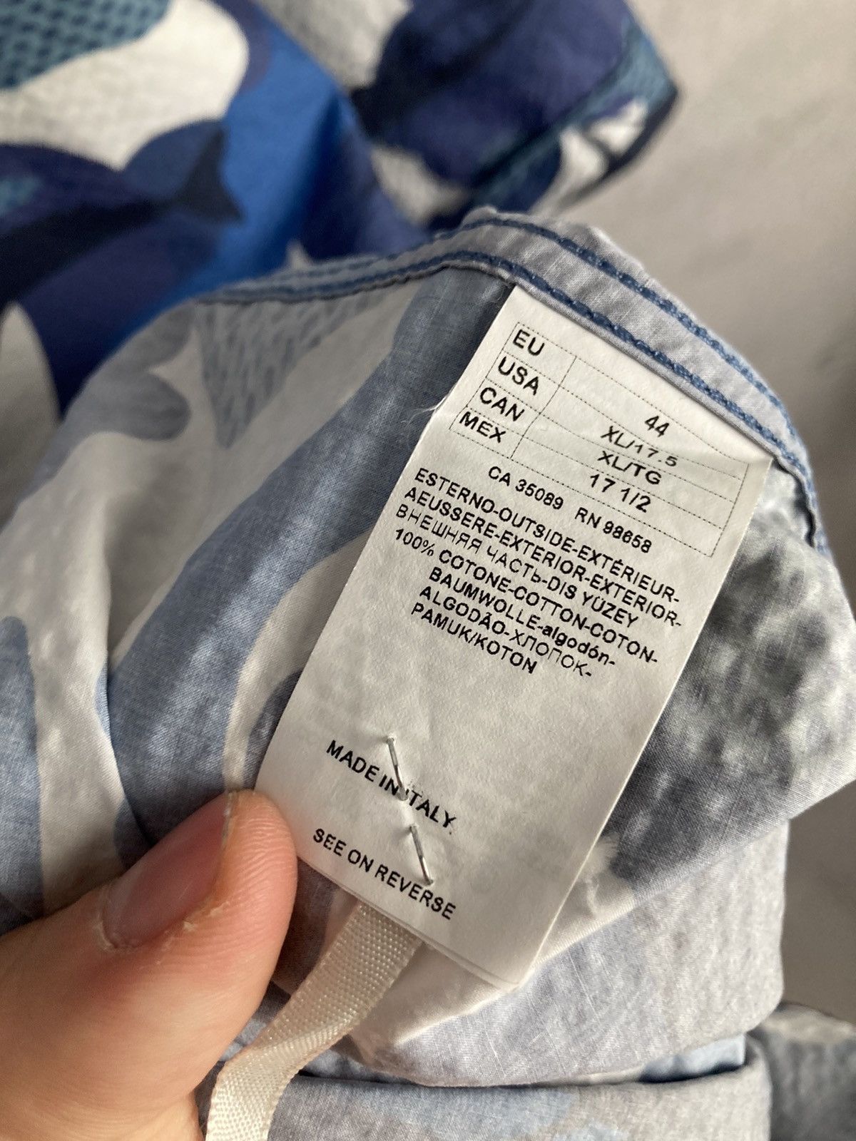 Paul & Shark Vintage Rare Paul & Shark Italy AOP Full Printed Shirt Size US XL / EU 56 / 4 - 7 Thumbnail
