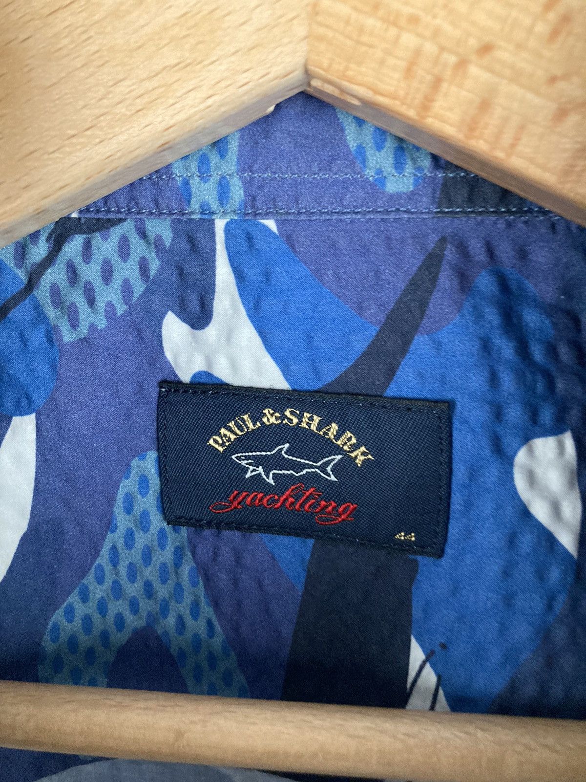 Paul & Shark Vintage Rare Paul & Shark Italy AOP Full Printed Shirt Size US XL / EU 56 / 4 - 6 Thumbnail
