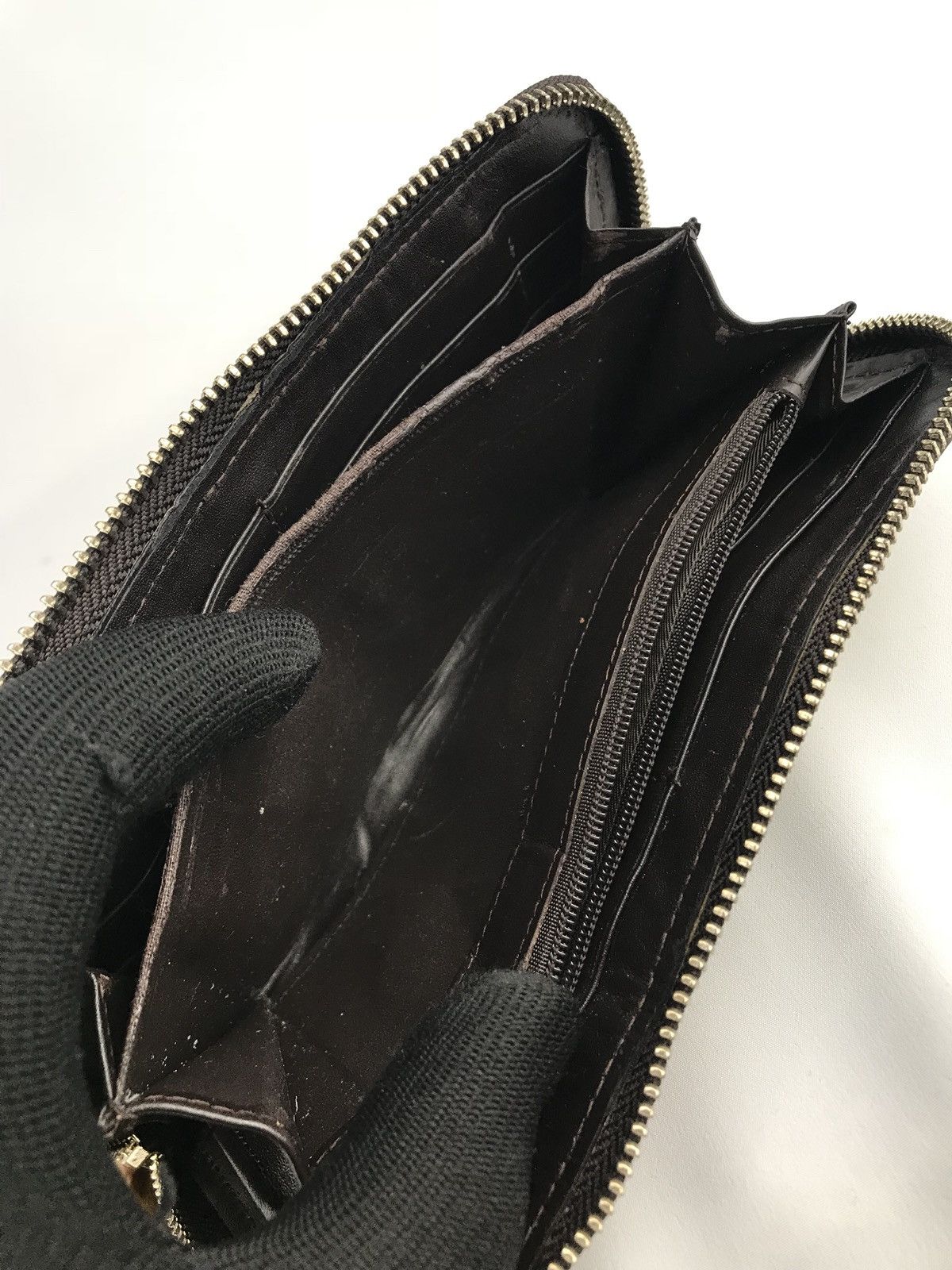 Gucci × Vintage ❌Last Drop❌ Authentic Gucci GG Wallet Zipper Around Size ONE SIZE - 12 Thumbnail