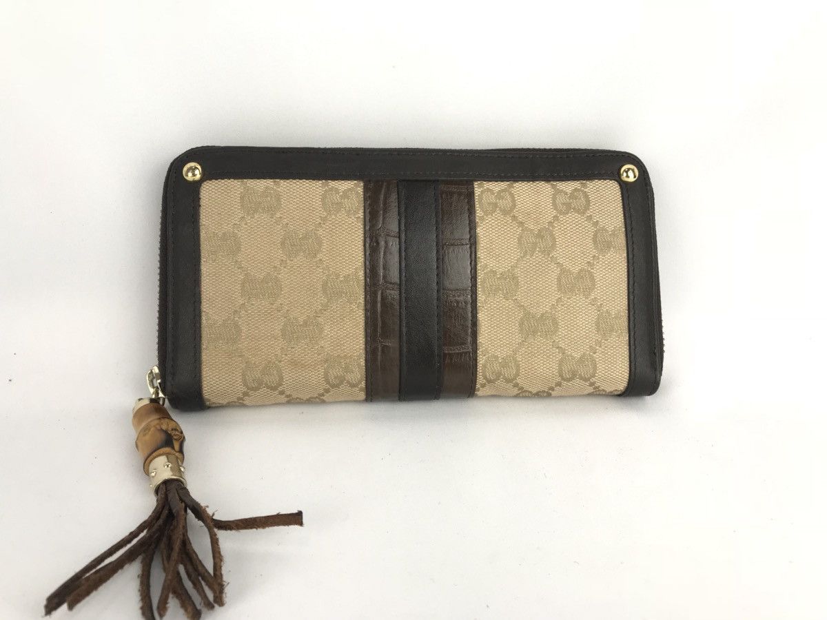Gucci × Vintage ❌Last Drop❌ Authentic Gucci GG Wallet Zipper Around Size ONE SIZE - 1 Thumbnail