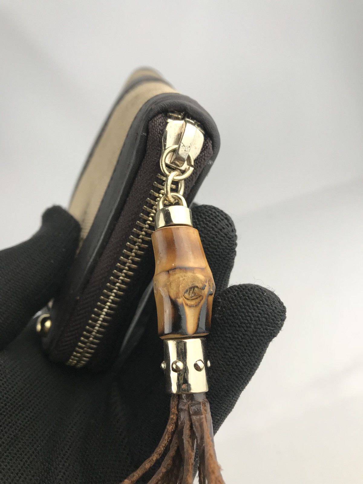 Gucci × Vintage ❌Last Drop❌ Authentic Gucci GG Wallet Zipper Around Size ONE SIZE - 8 Thumbnail