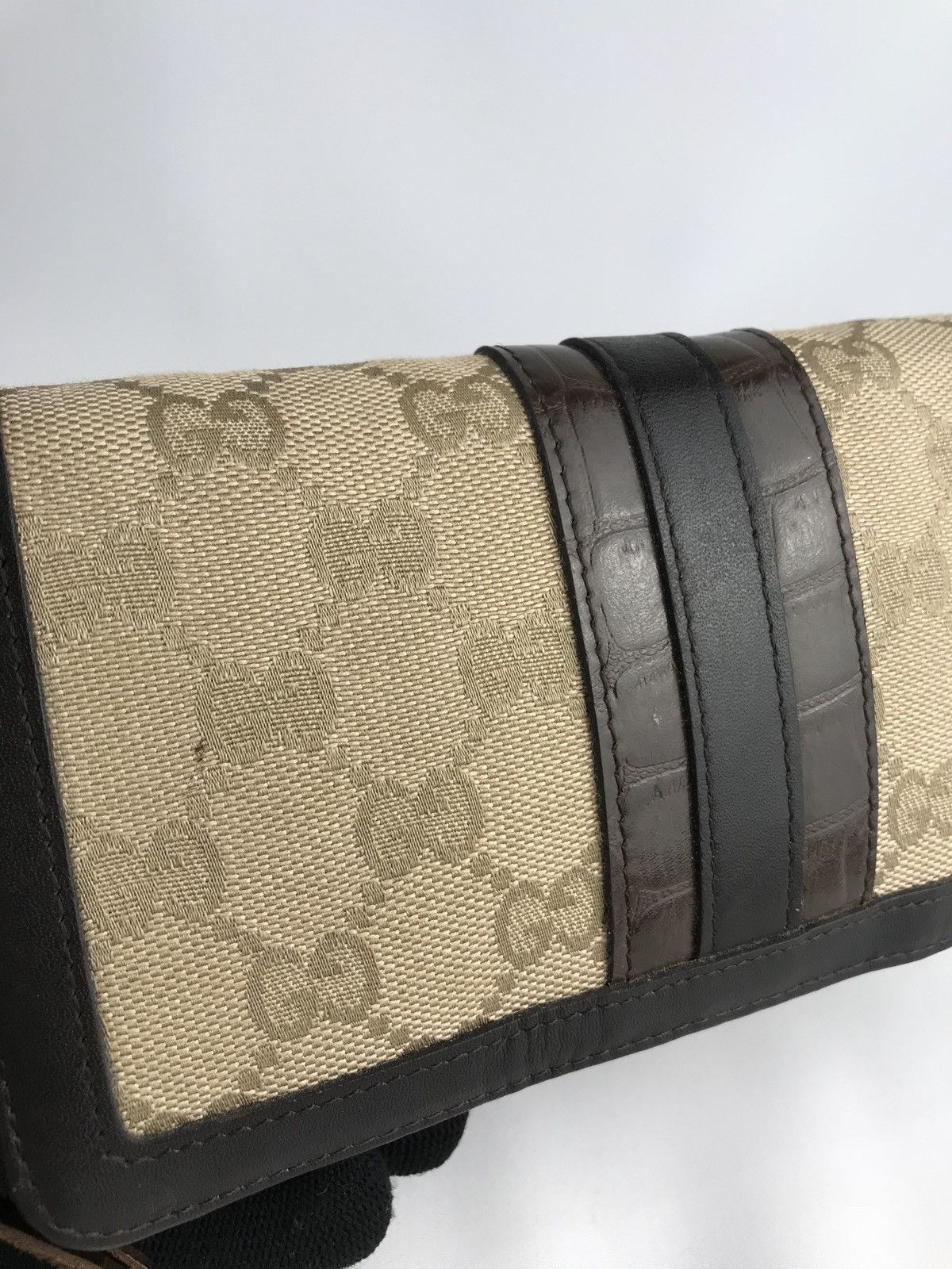 Gucci × Vintage ❌Last Drop❌ Authentic Gucci GG Wallet Zipper Around Size ONE SIZE - 7 Thumbnail