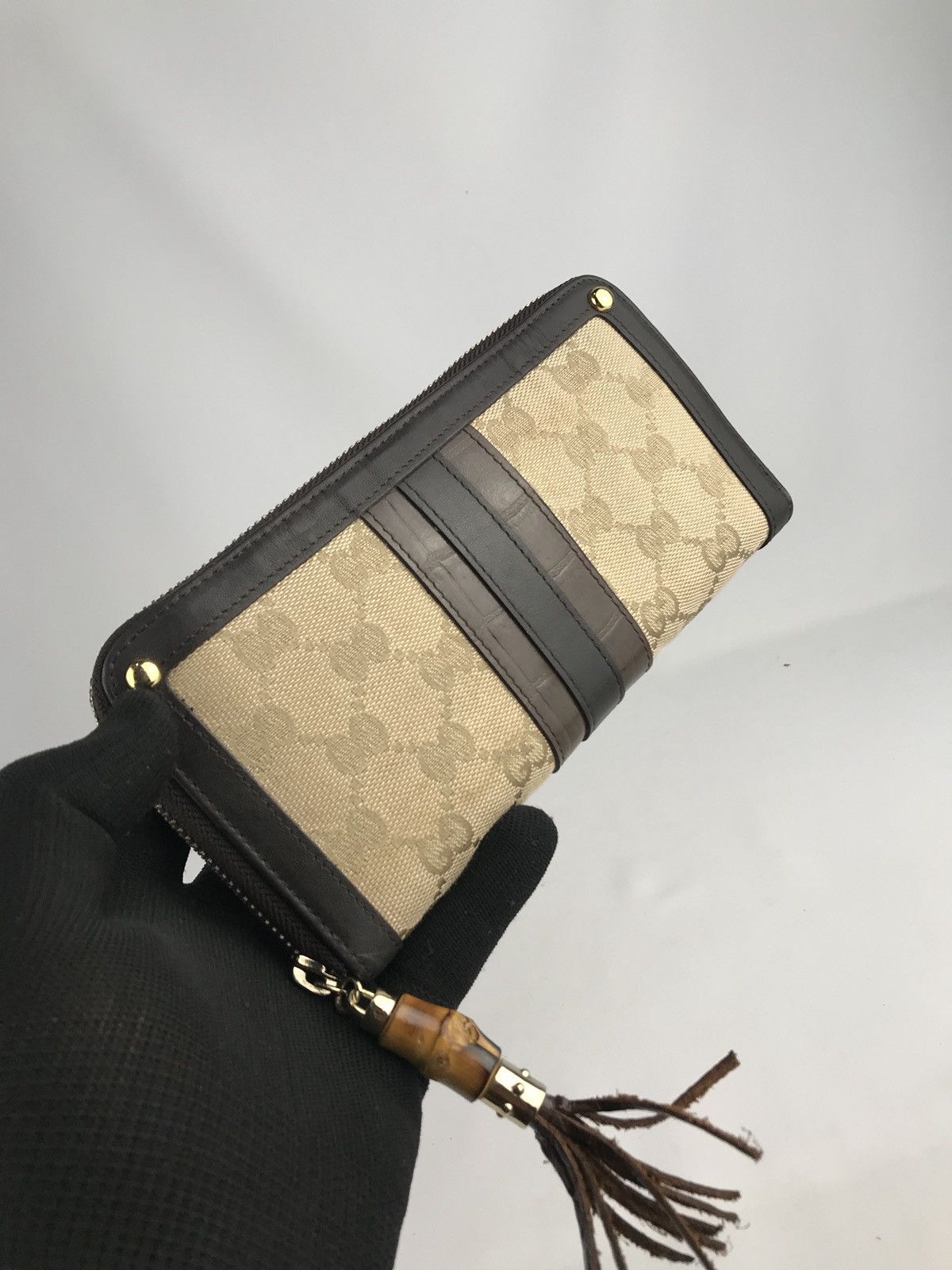 Gucci × Vintage ❌Last Drop❌ Authentic Gucci GG Wallet Zipper Around Size ONE SIZE - 9 Thumbnail